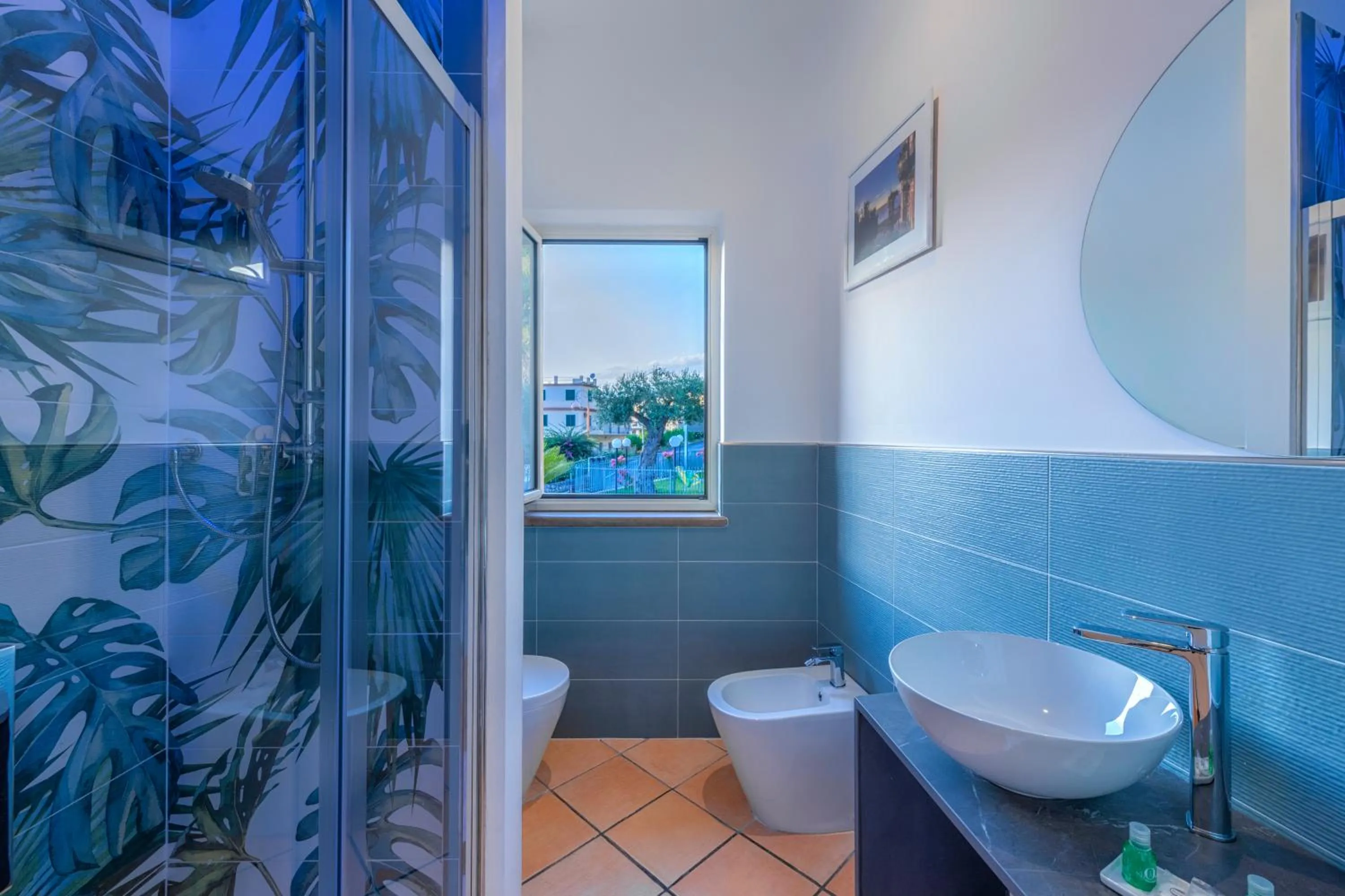 Shower in La Risacca Relais B&B