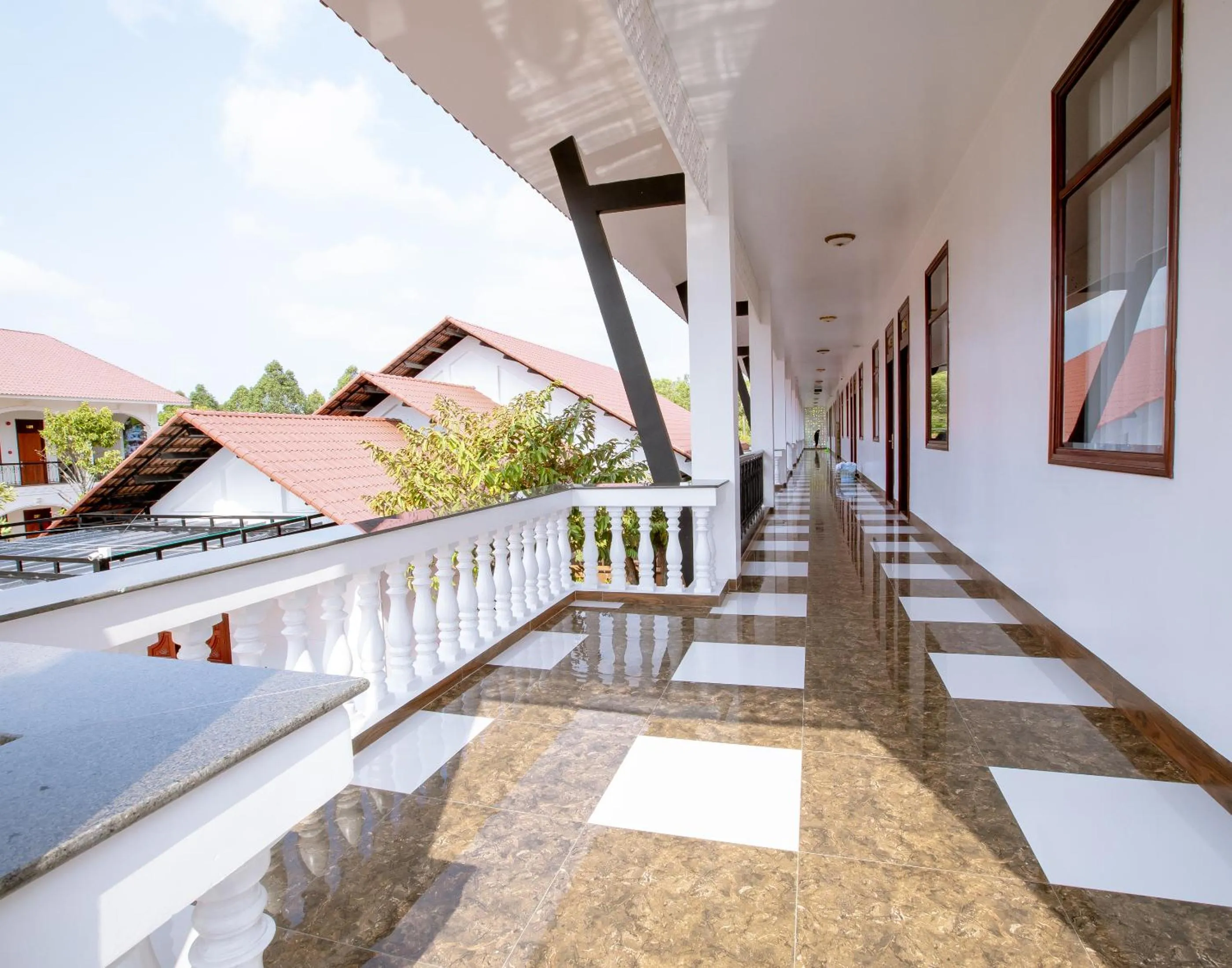 Patio in Thien An Hotel