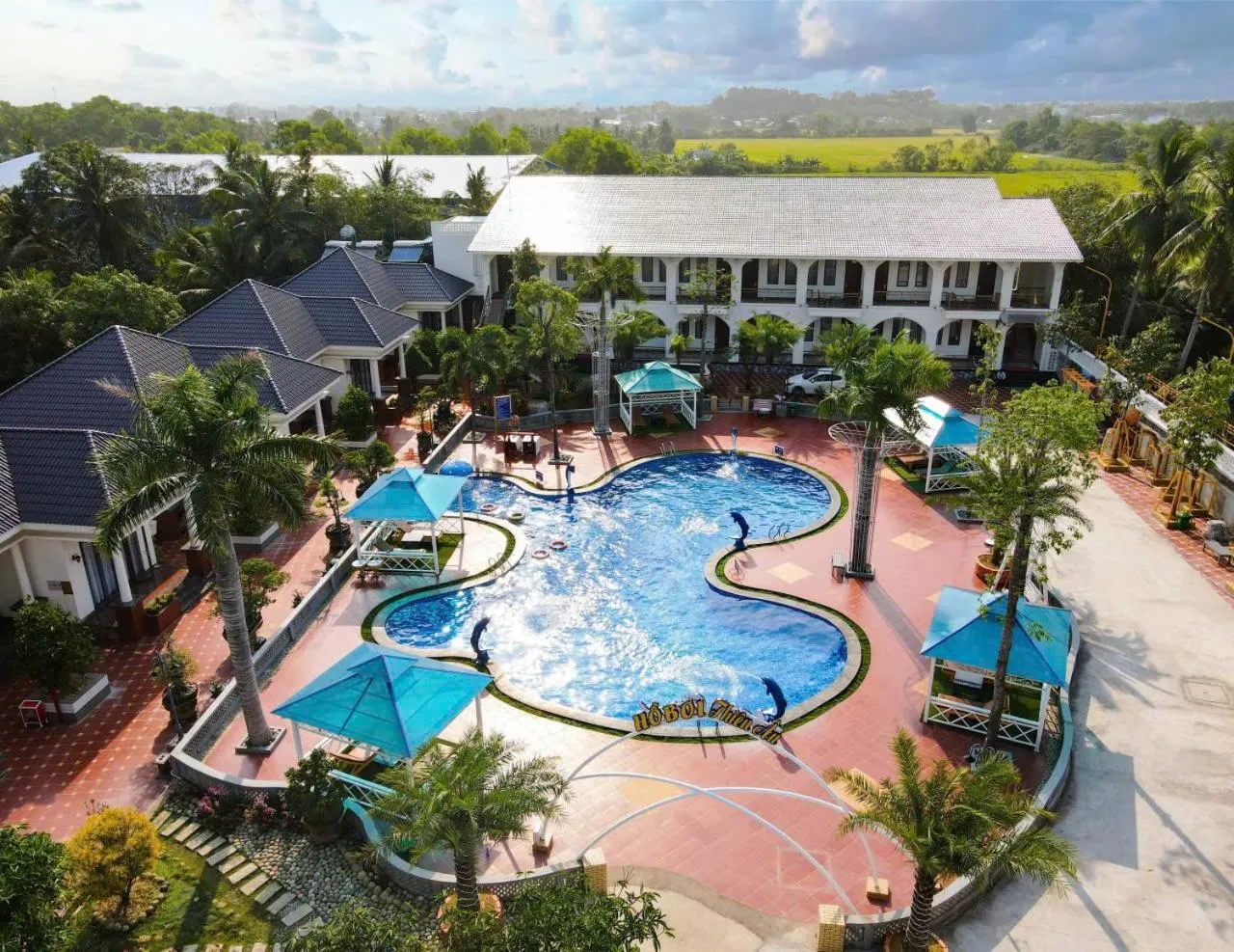 Property building in Thien An Hotel