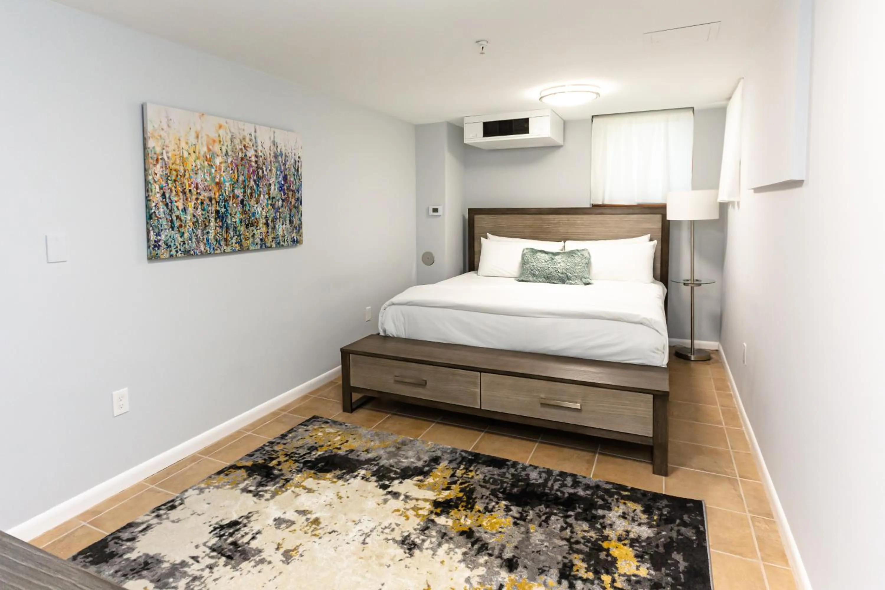 Bed in SKYLARANNA Resort & SPA