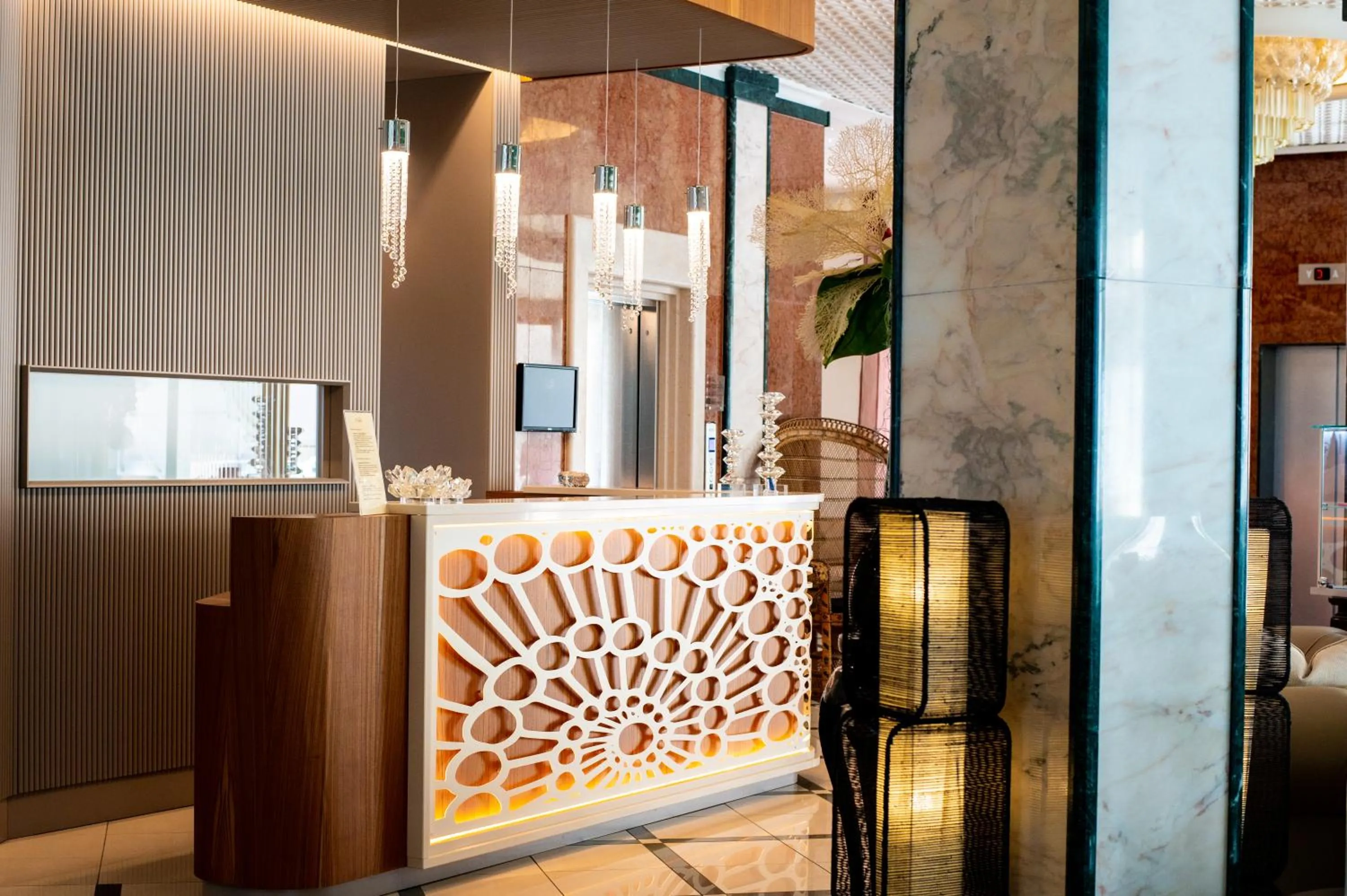 Lobby or reception in Hotel Carlton