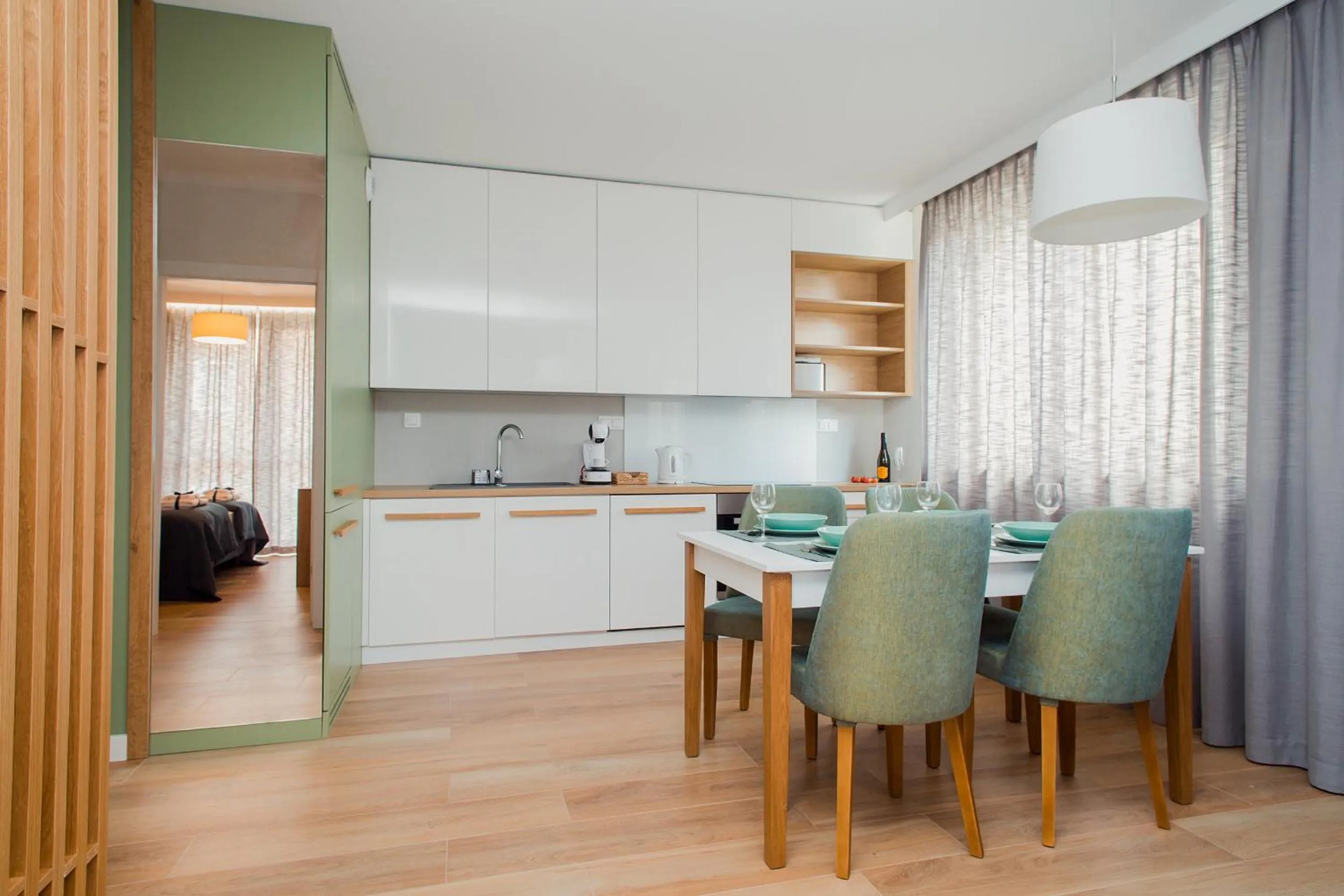 Kitchen or kitchenette in ShortStayPoland Apartamenty