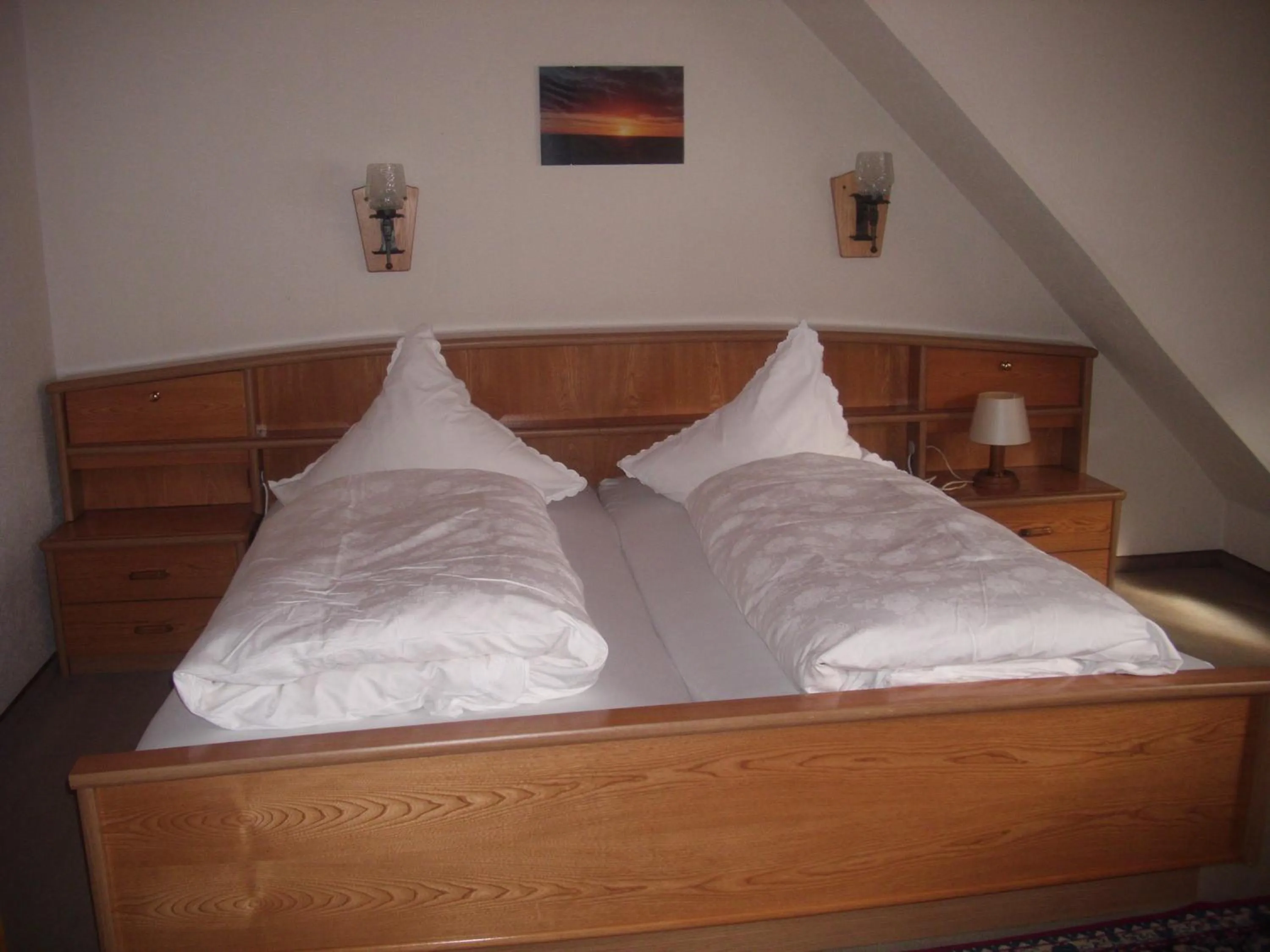 Bedroom, Bed in Landhotel Pingel