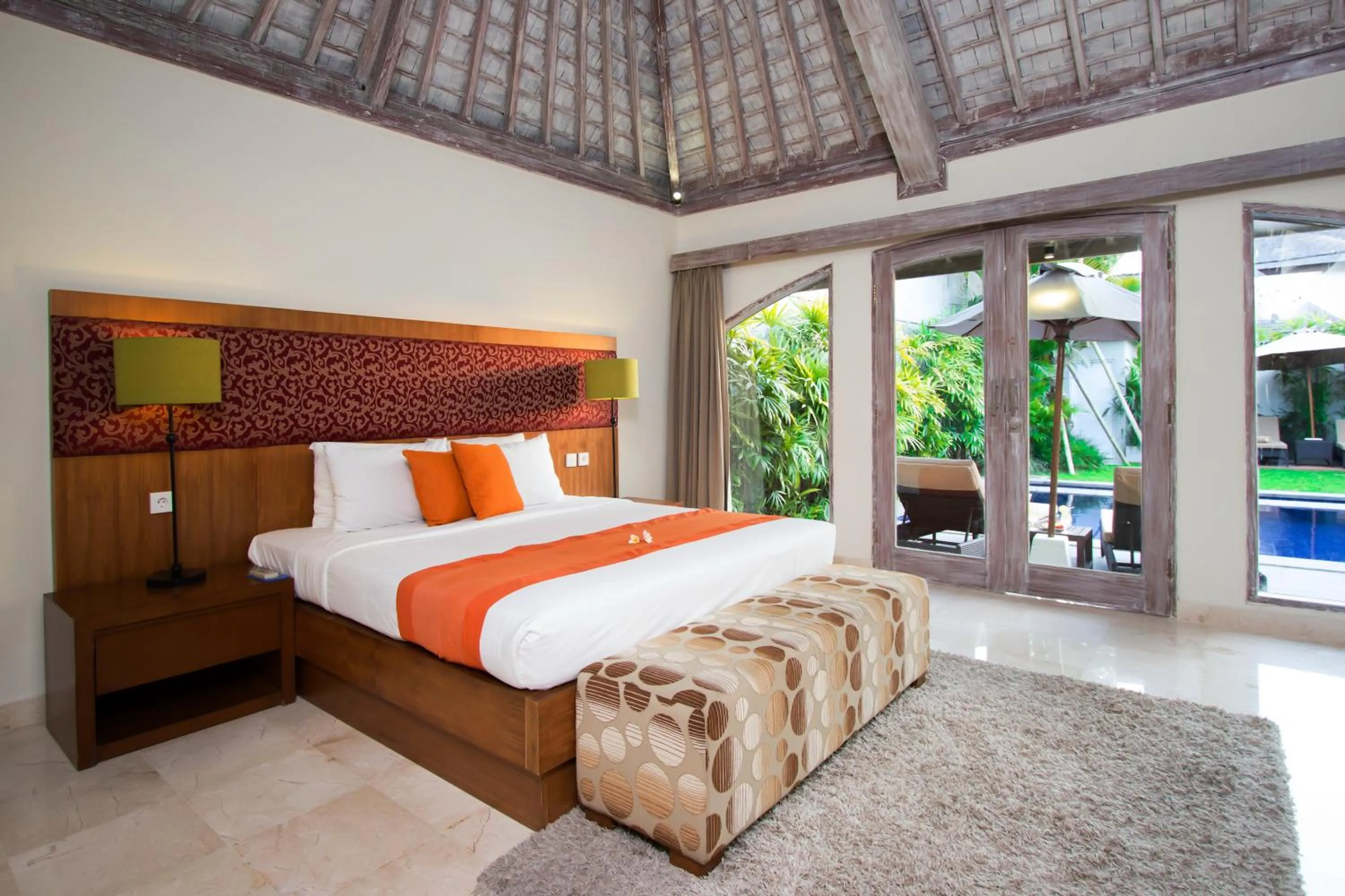 Bedroom, Bed in Serene Villas