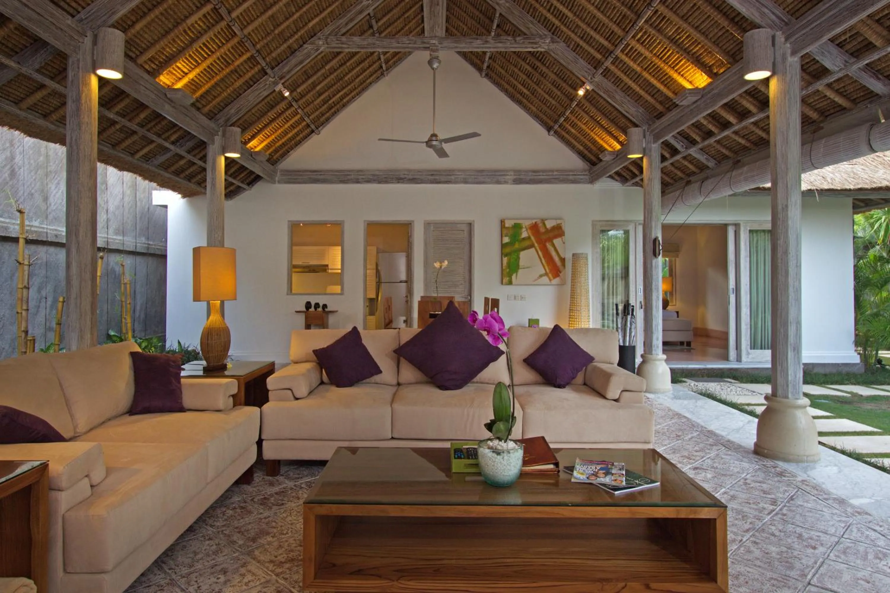 Living room in Serene Villas