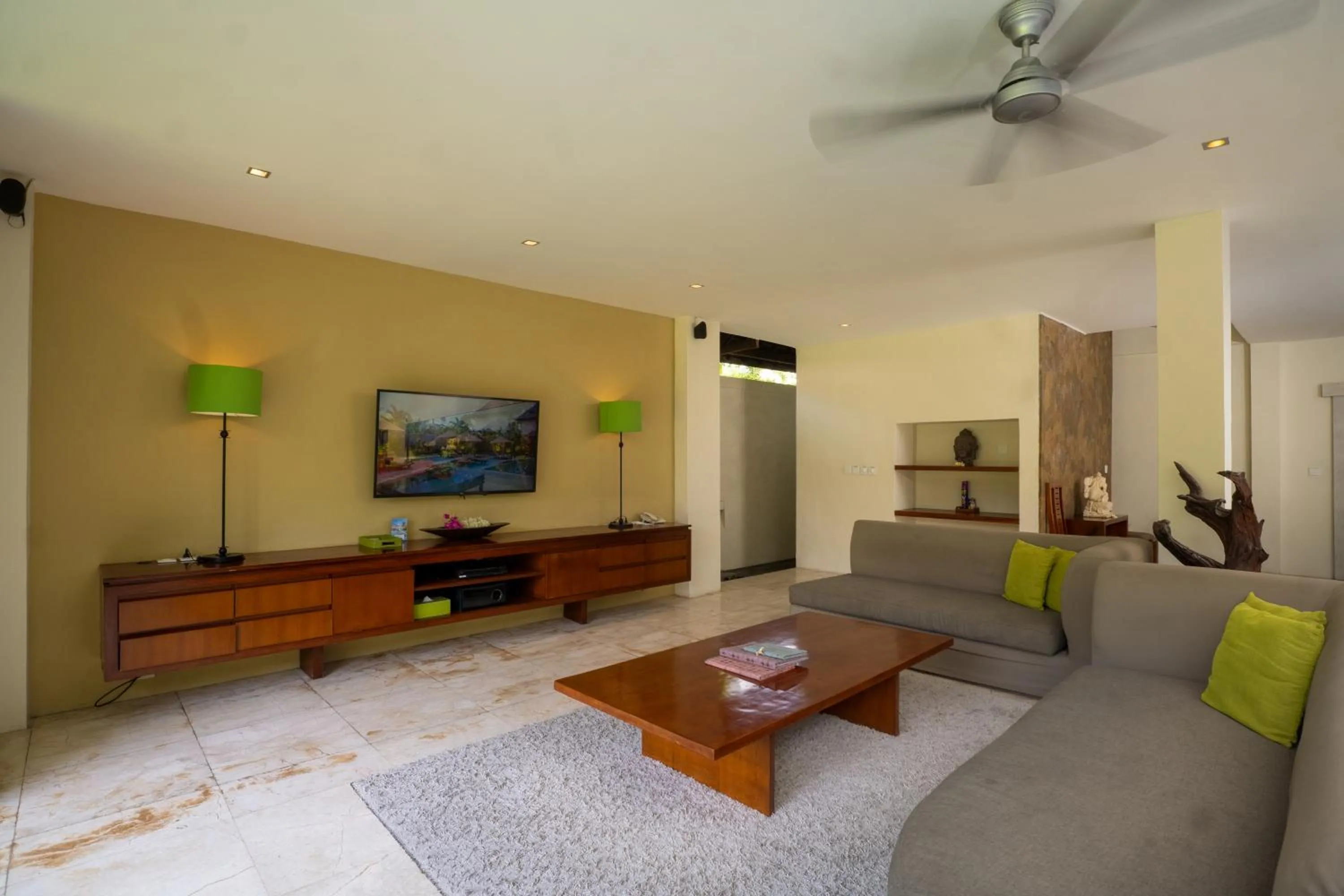 Living room in Serene Villas