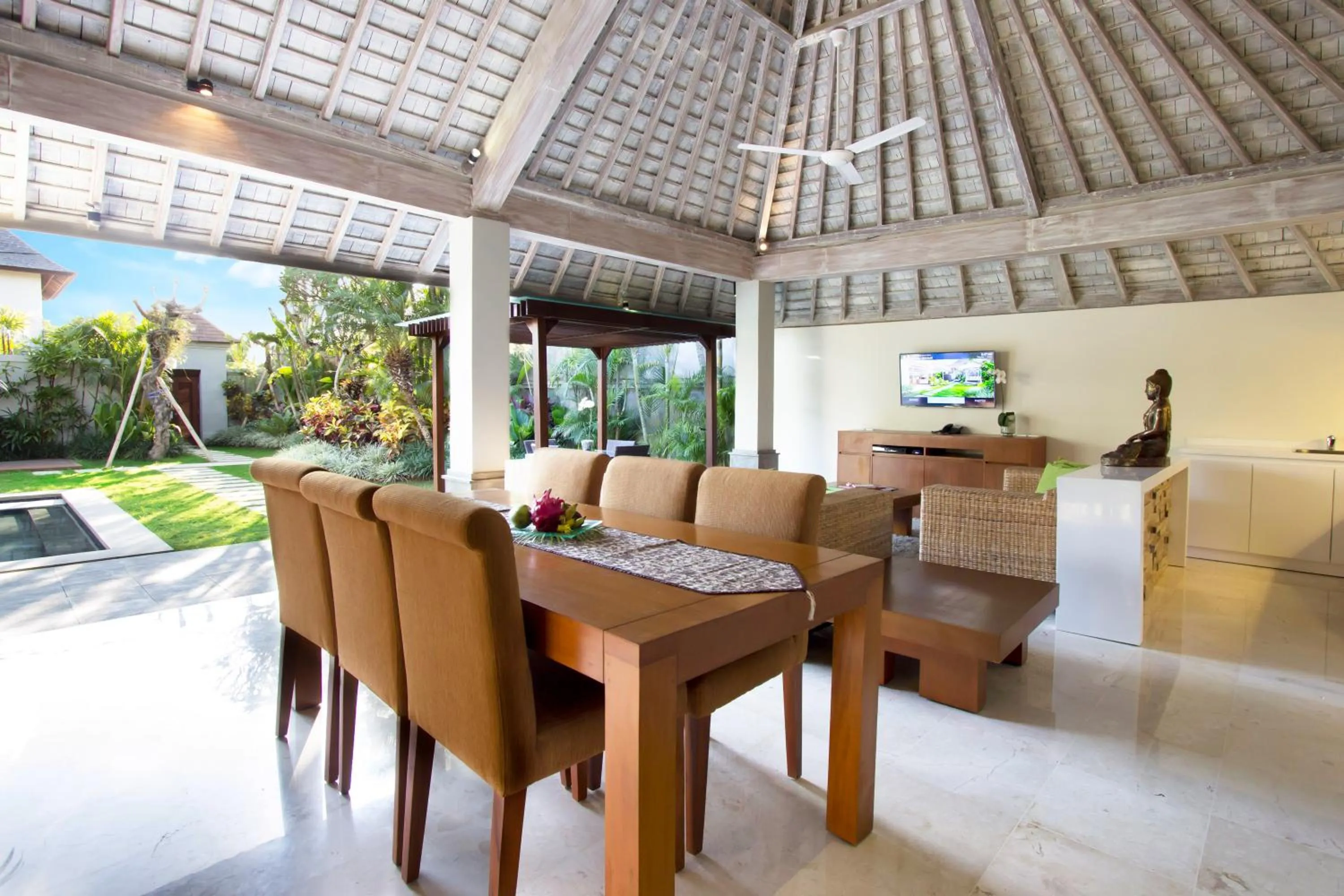 Living room in Serene Villas
