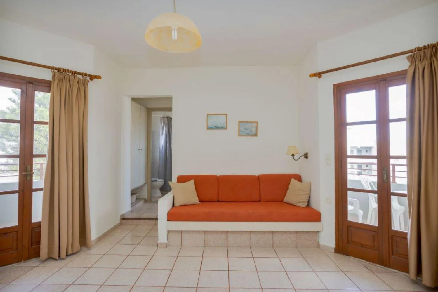 Living room in John Mary Apartments by Estia