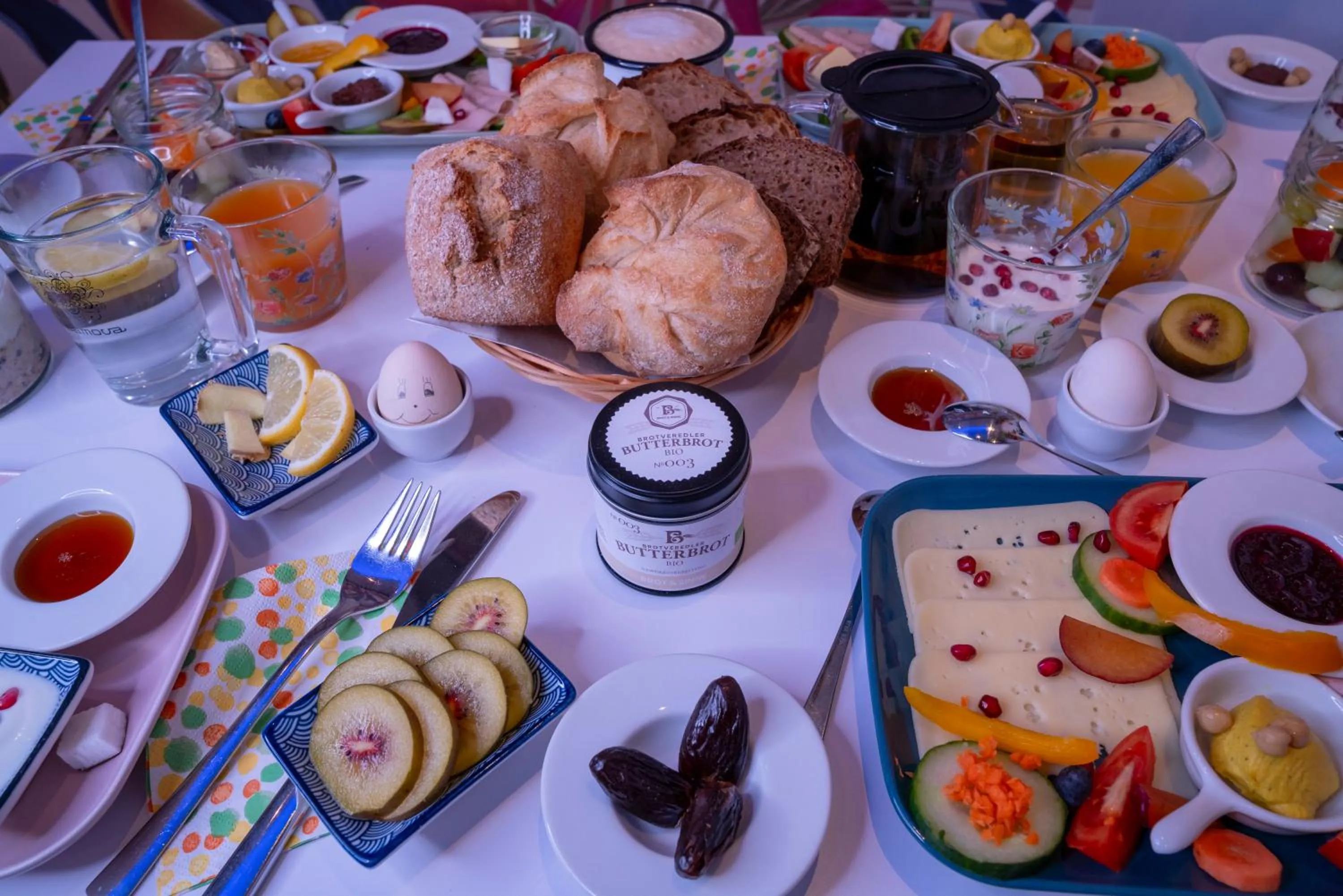 Breakfast in Hotel Madeleine Biohotel