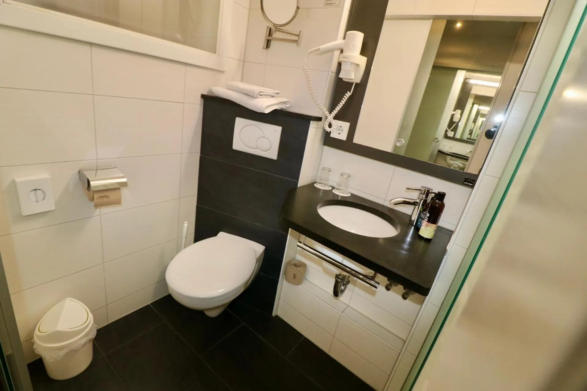 Toilet in Hotel Madeleine Biohotel