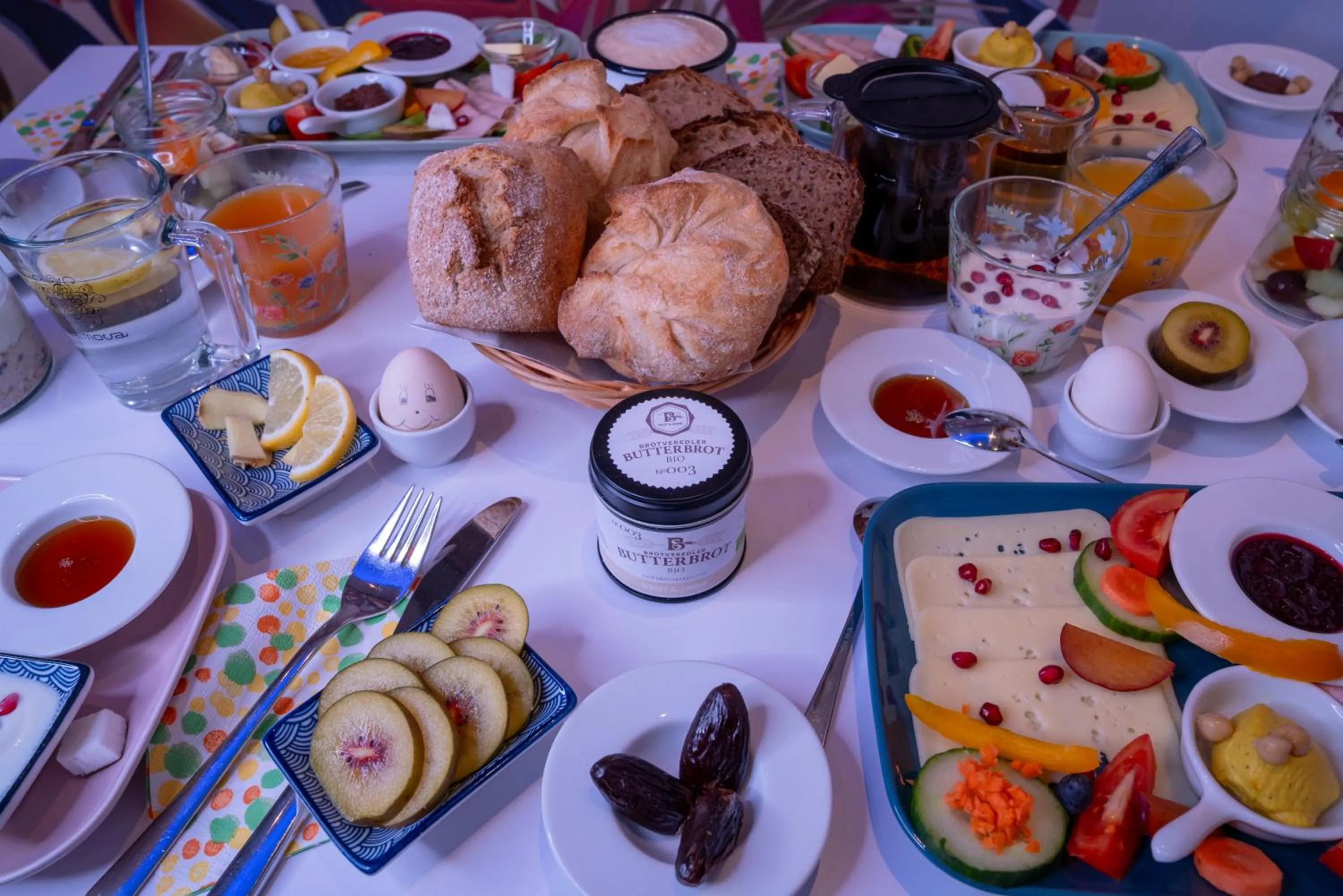 Breakfast in Hotel Madeleine Biohotel