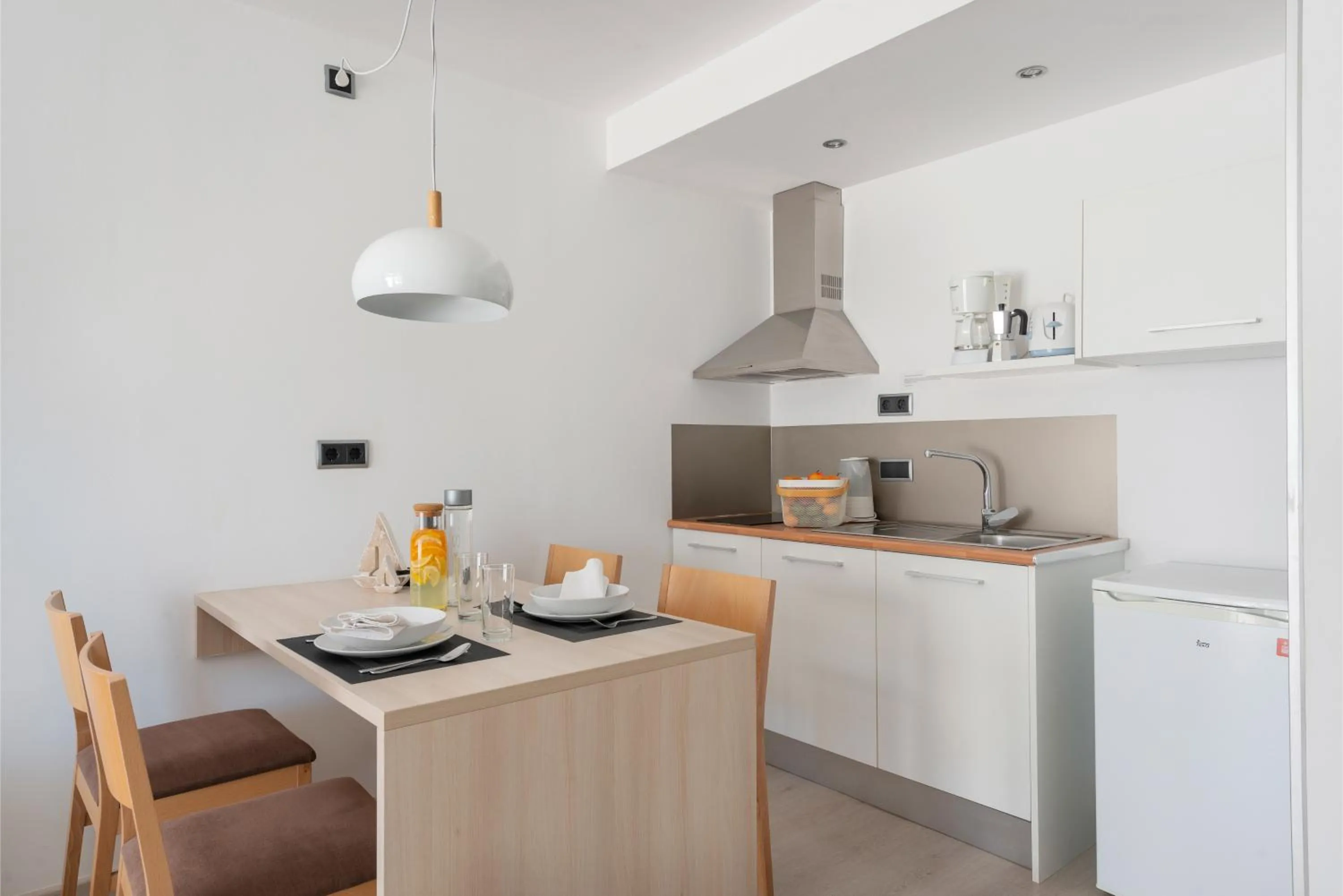 Kitchen or kitchenette in Olive Beach Apartamentos