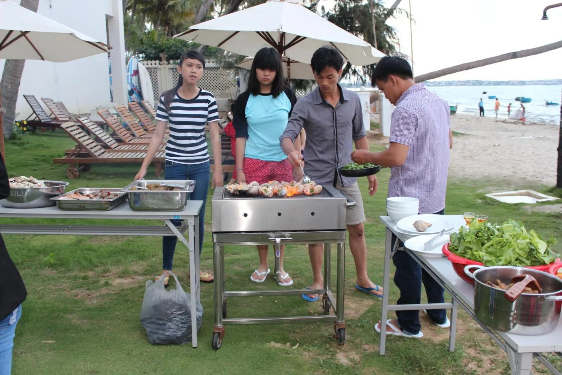 BBQ facilities in Surf4You Residence