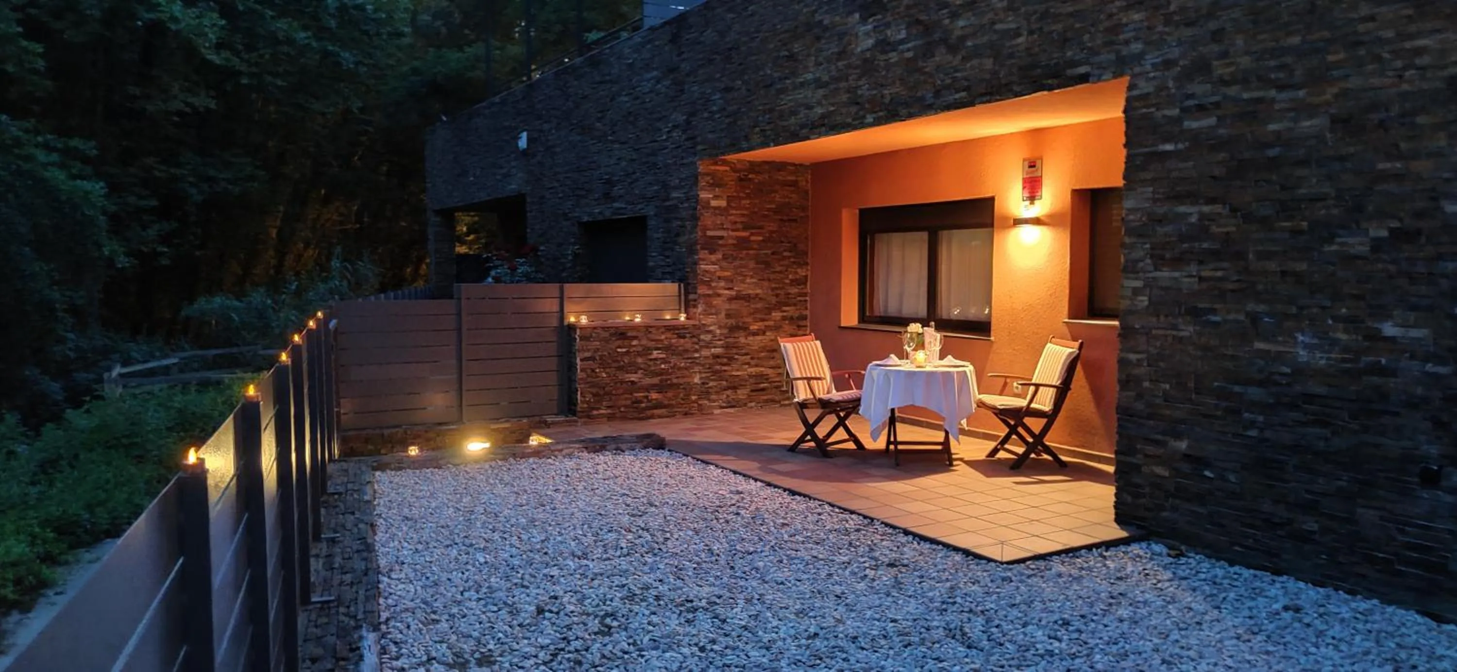 Patio in Apartaments La Farga Arbúcies