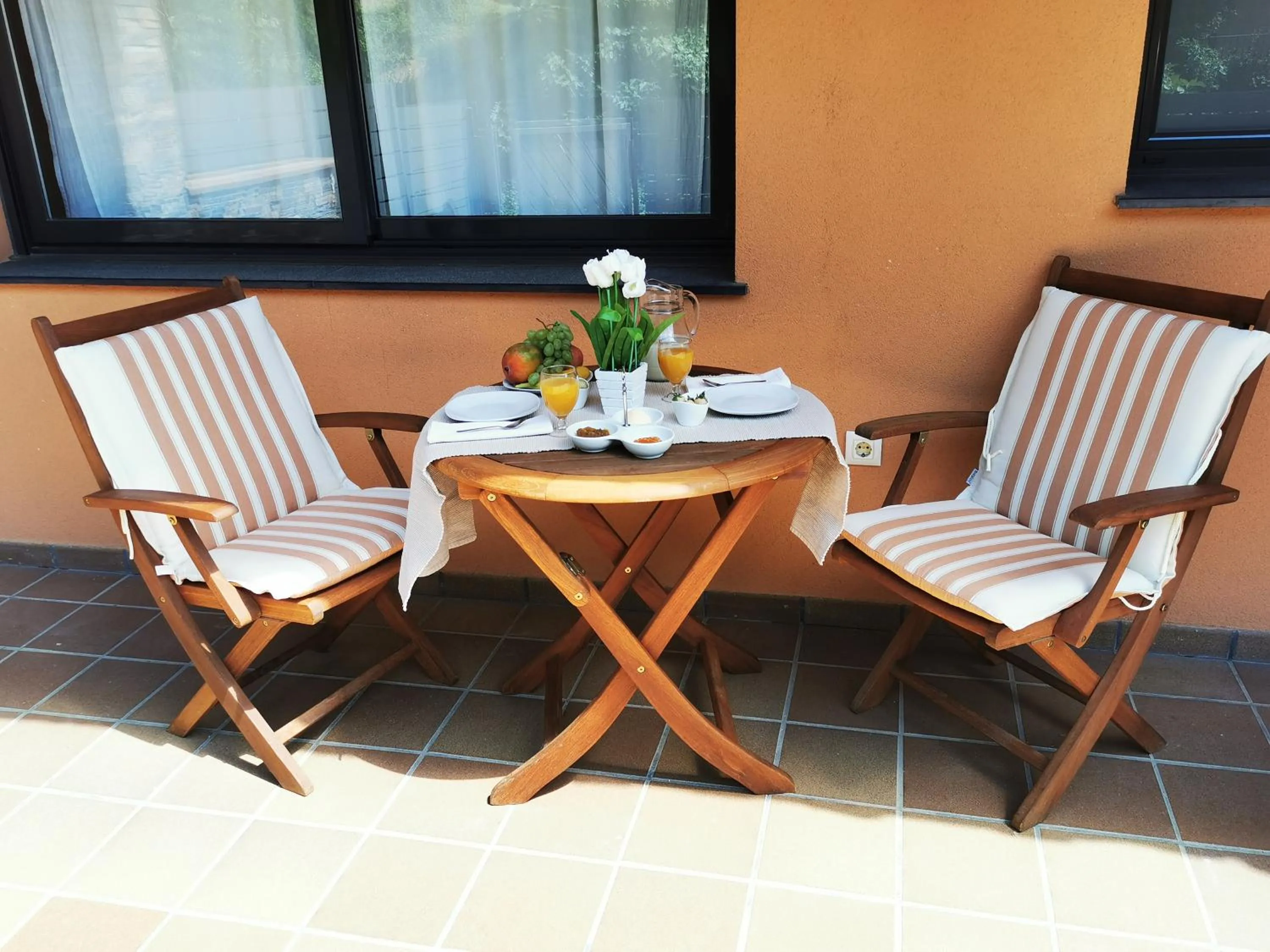 Patio in Apartaments La Farga Arbúcies