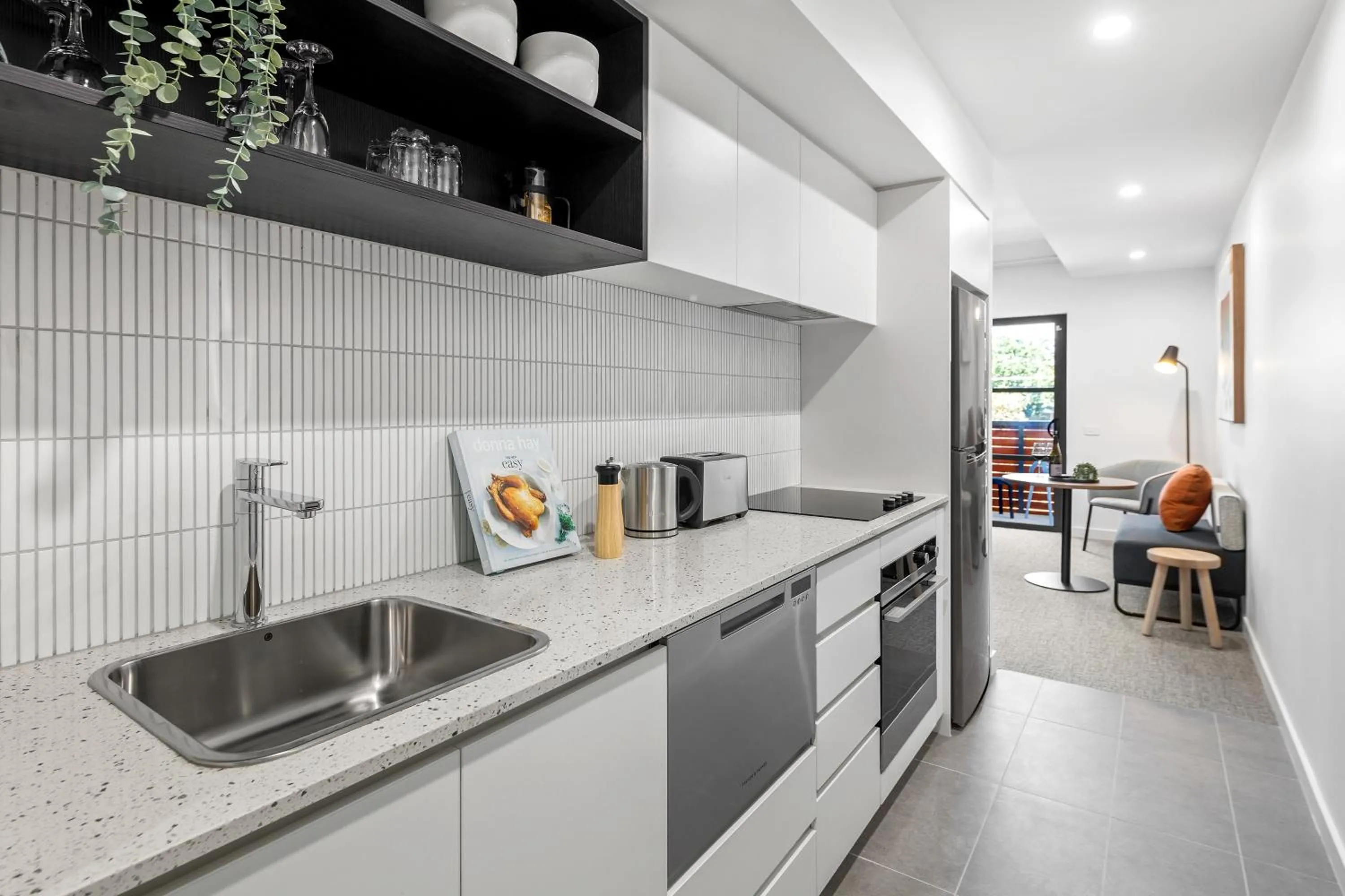 Kitchen or kitchenette in Quest Wangaratta