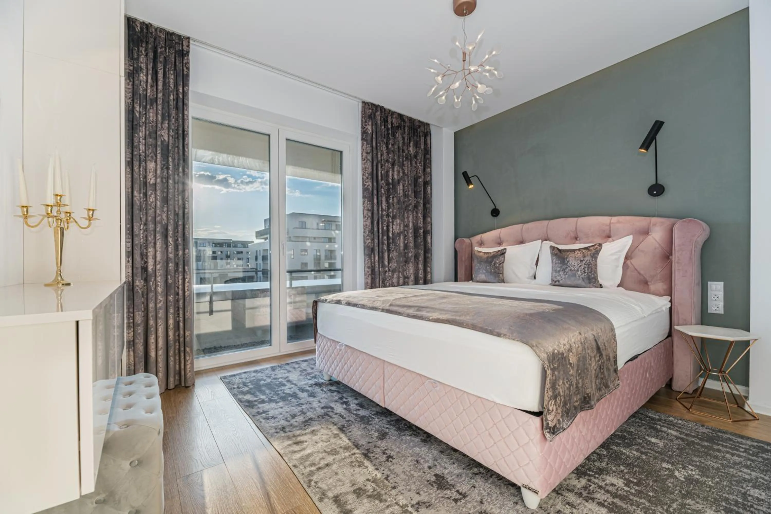 Bedroom, Bed in MK Apartments Brasov