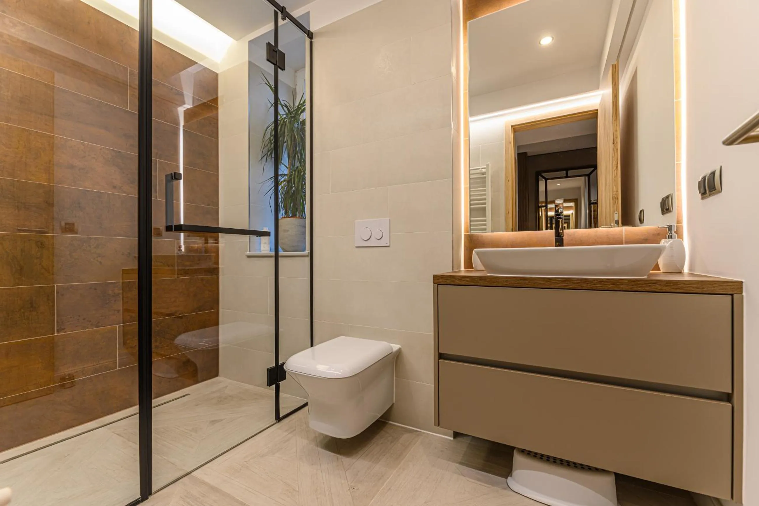 Bathroom in MK Apartments Brasov