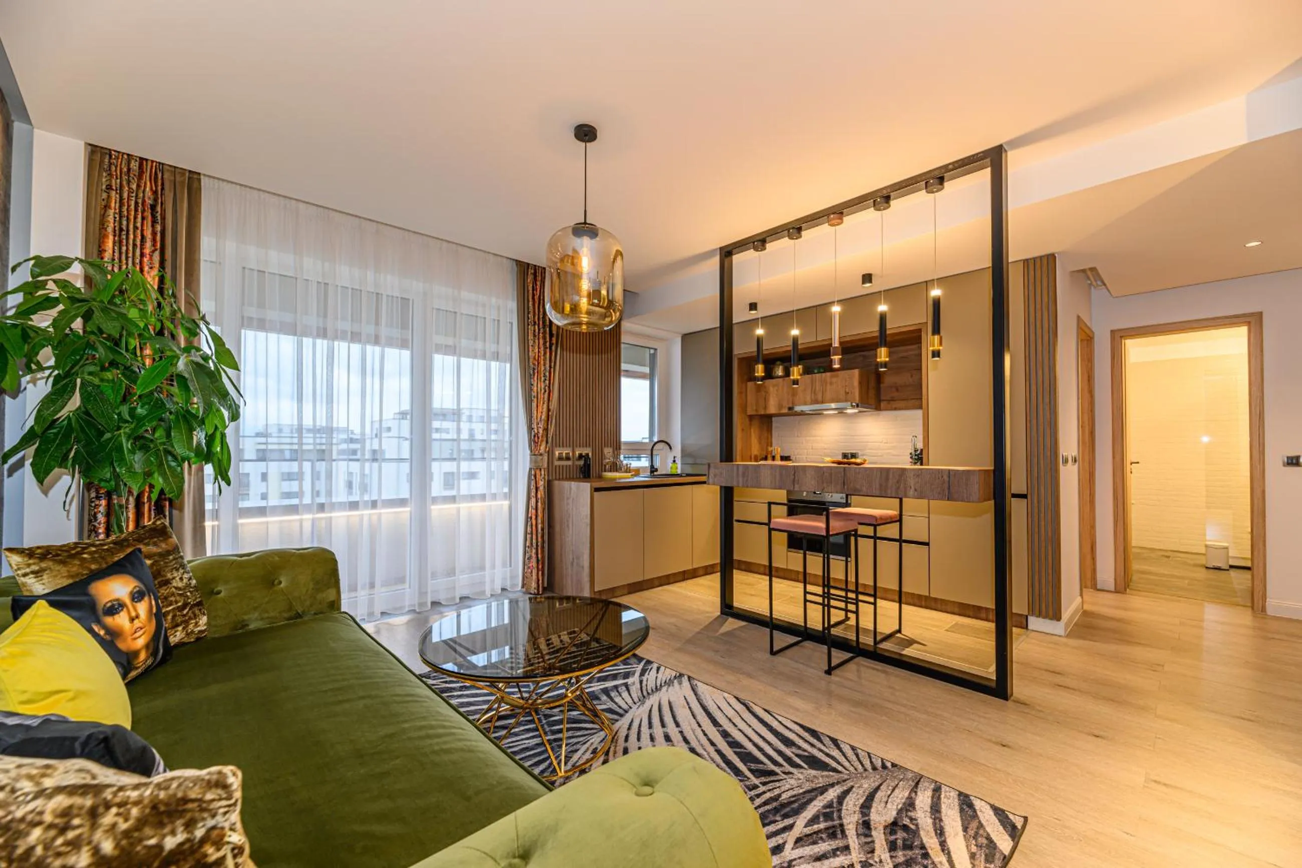 Living room in MK Apartments Brasov