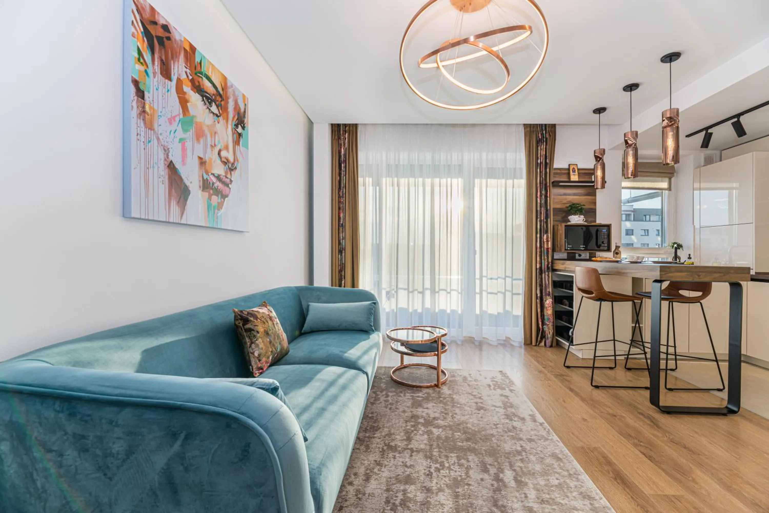 Living room in MK Apartments Brasov