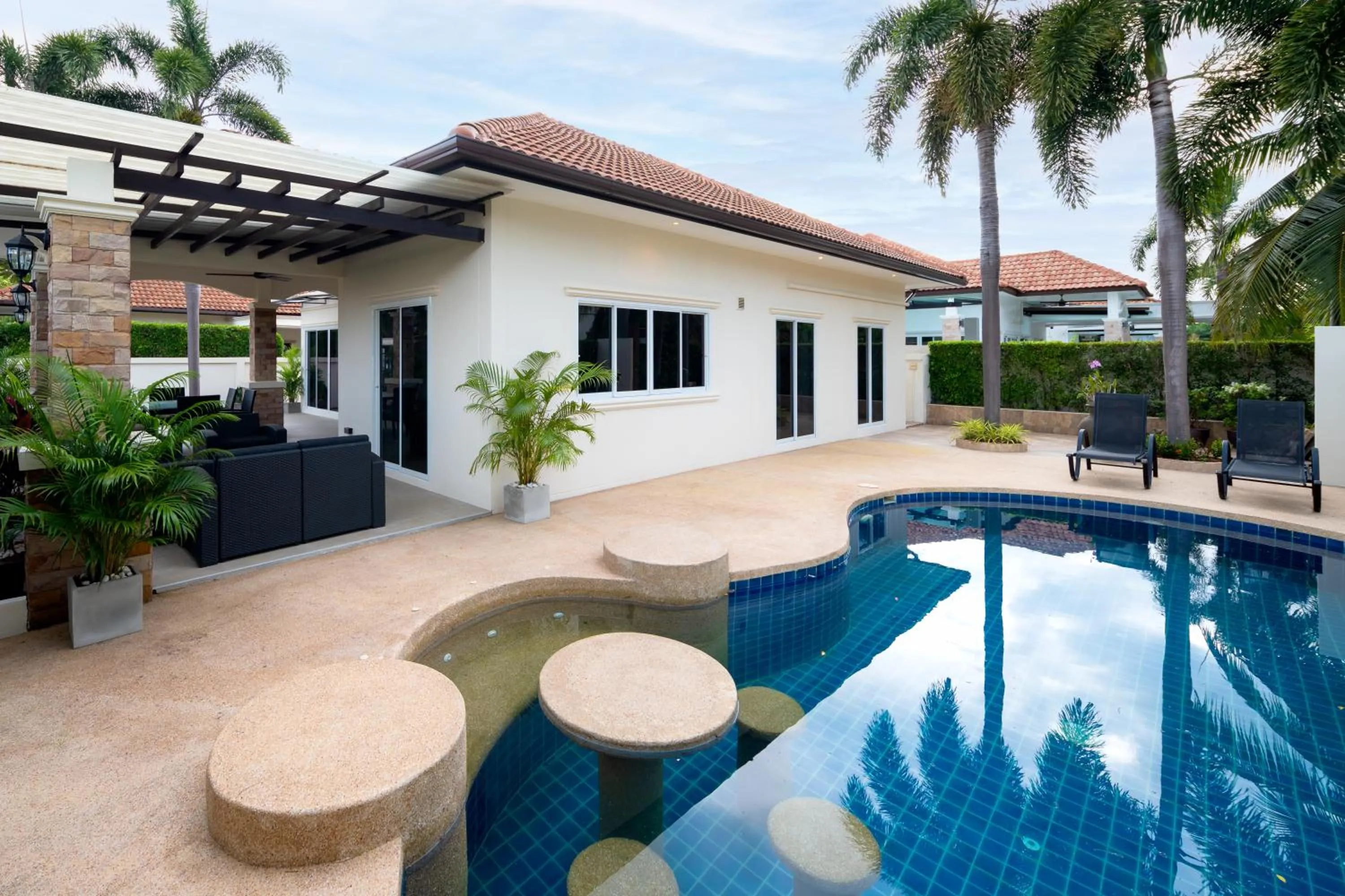 Swimming pool in Orchid Paradise Homes OPV 15