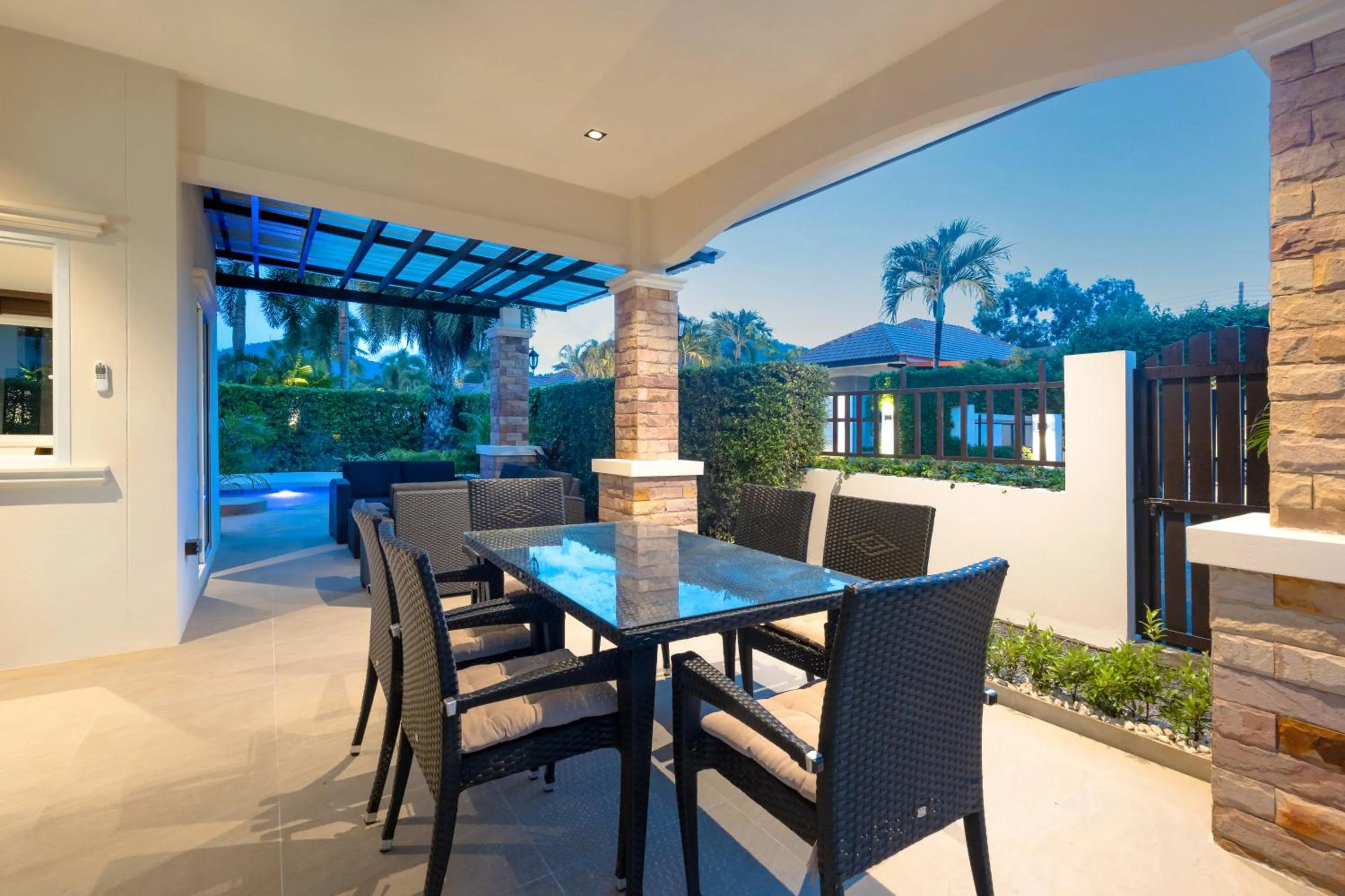 Seating area in Orchid Paradise Homes OPV 15