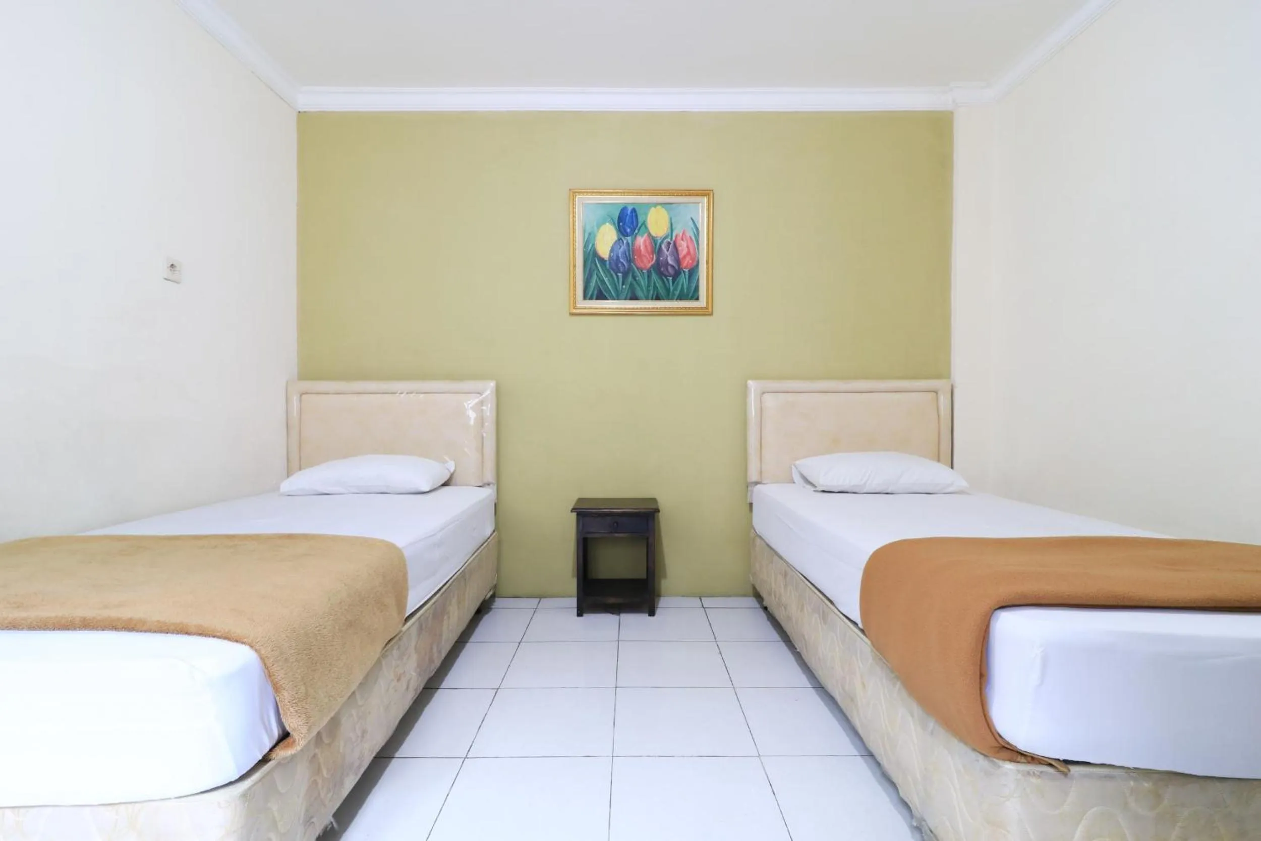 Bed in AMS Hotel Koja