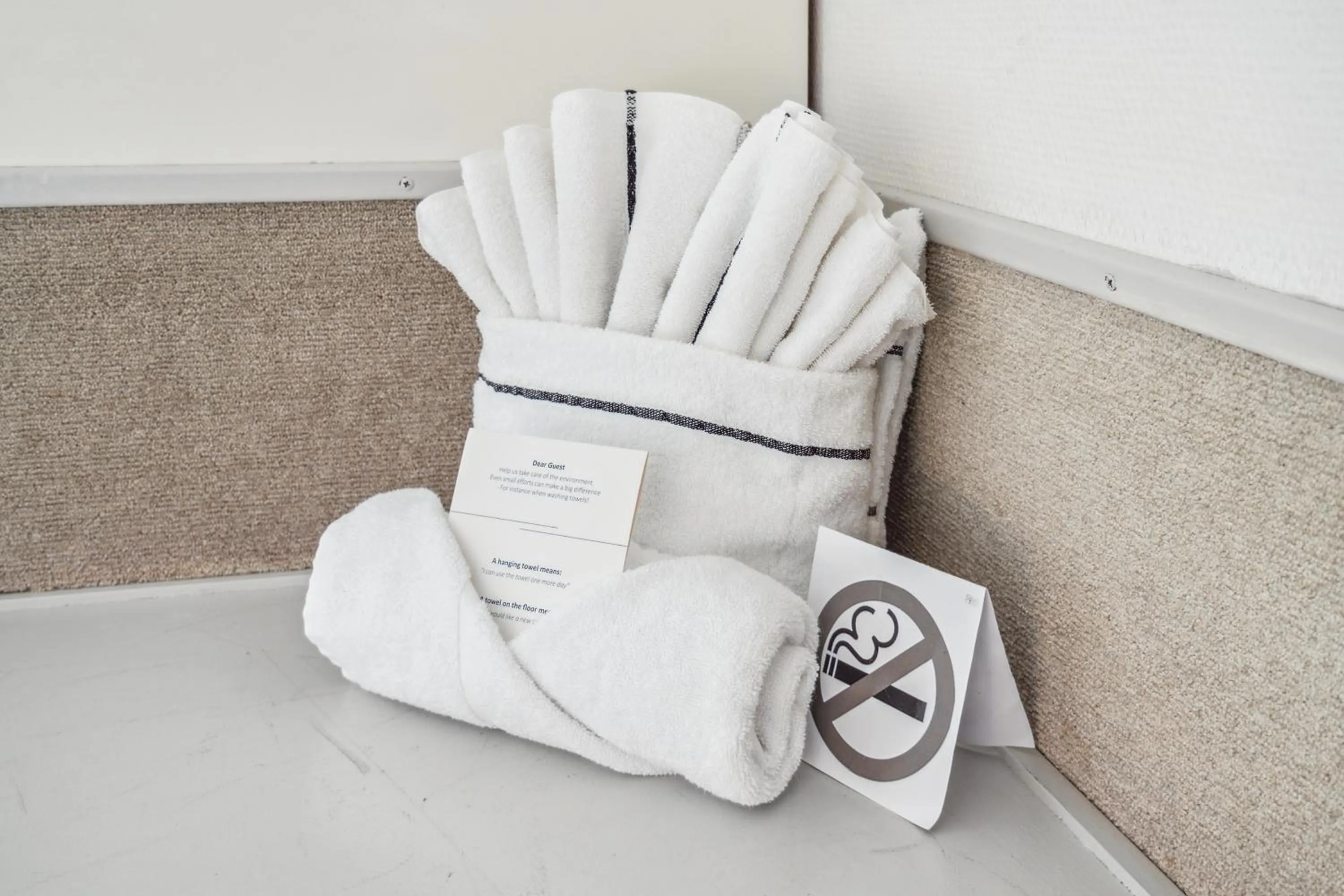 towels in Hotel Østersø