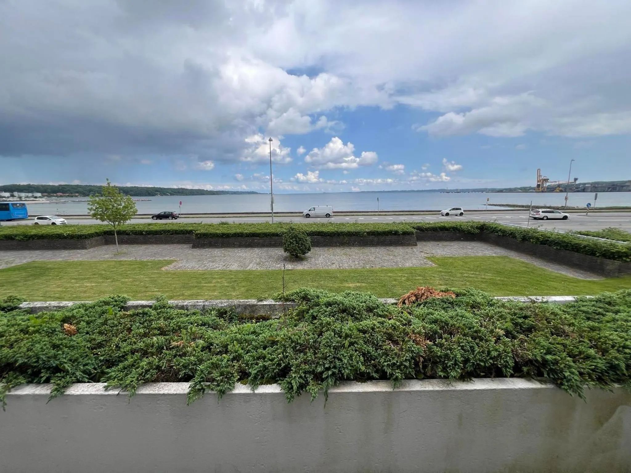 Garden view in Hotel Østersø