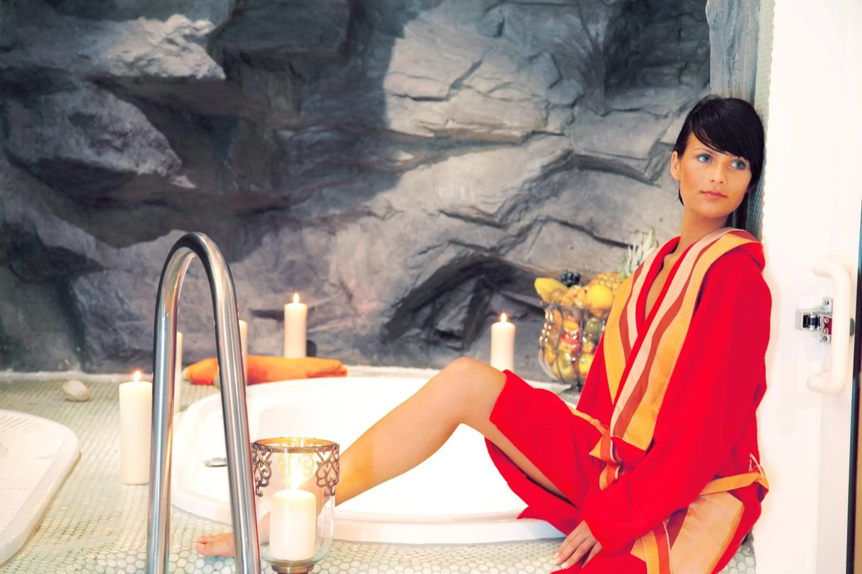 Hot Tub in Das Jagdhaus Waldidyll Erzgebirge