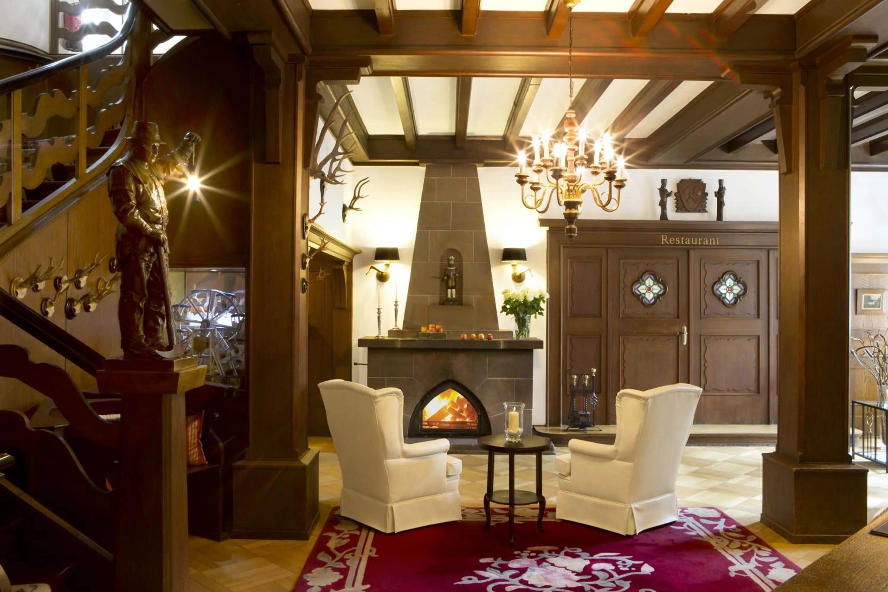 Lobby or reception in Das Jagdhaus Waldidyll Erzgebirge