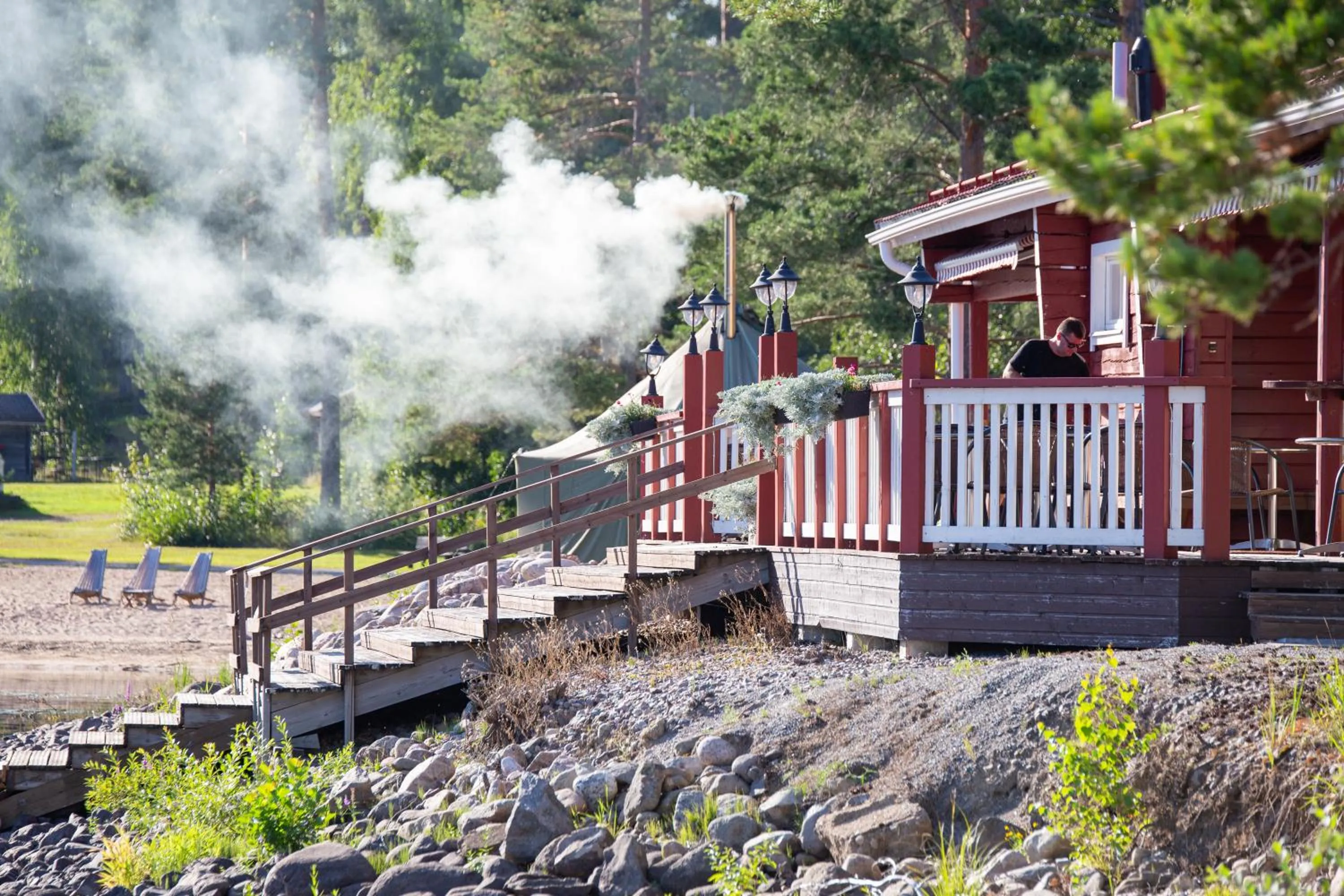 Sauna in Keurusselkä Resort