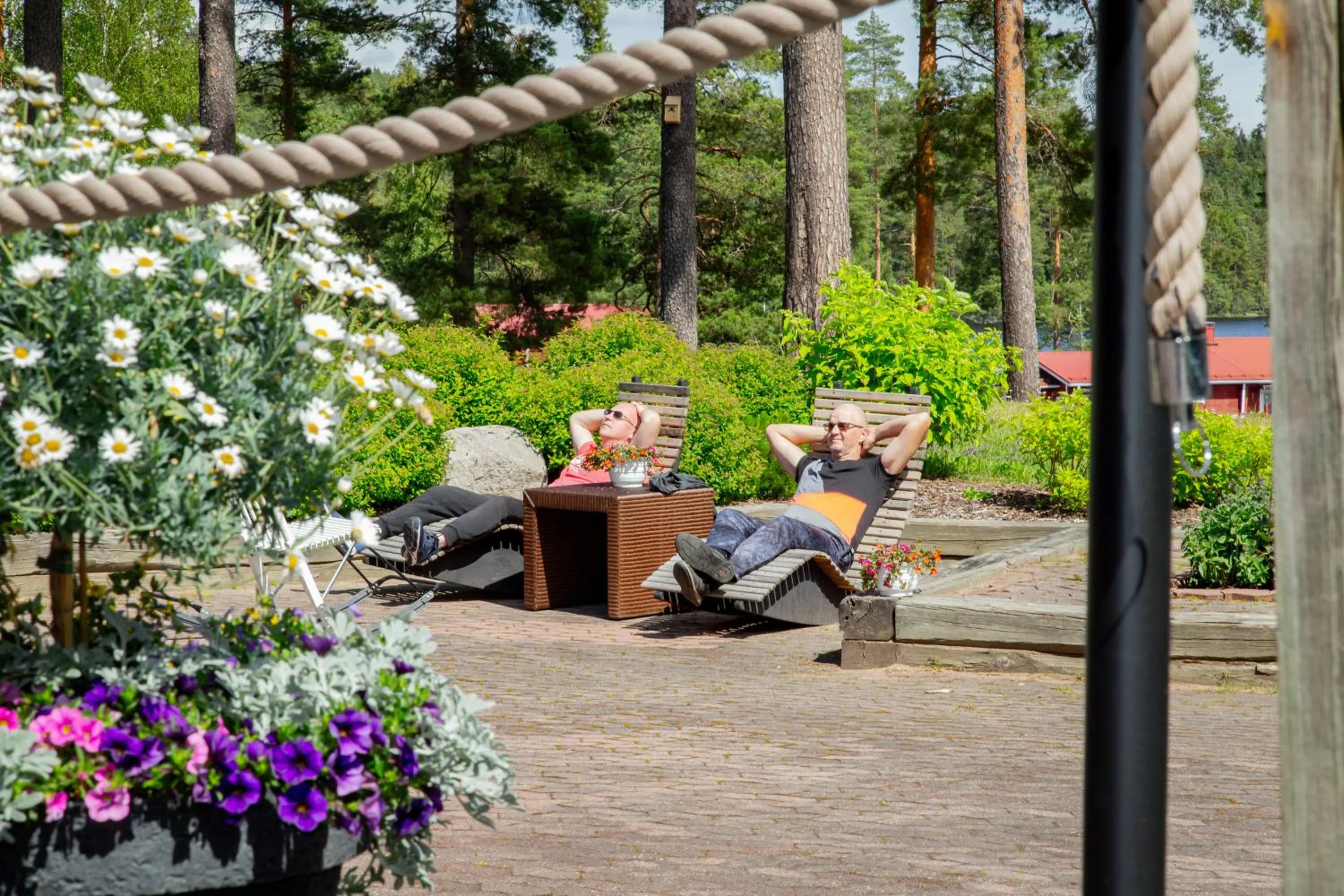 Garden in Keurusselkä Resort