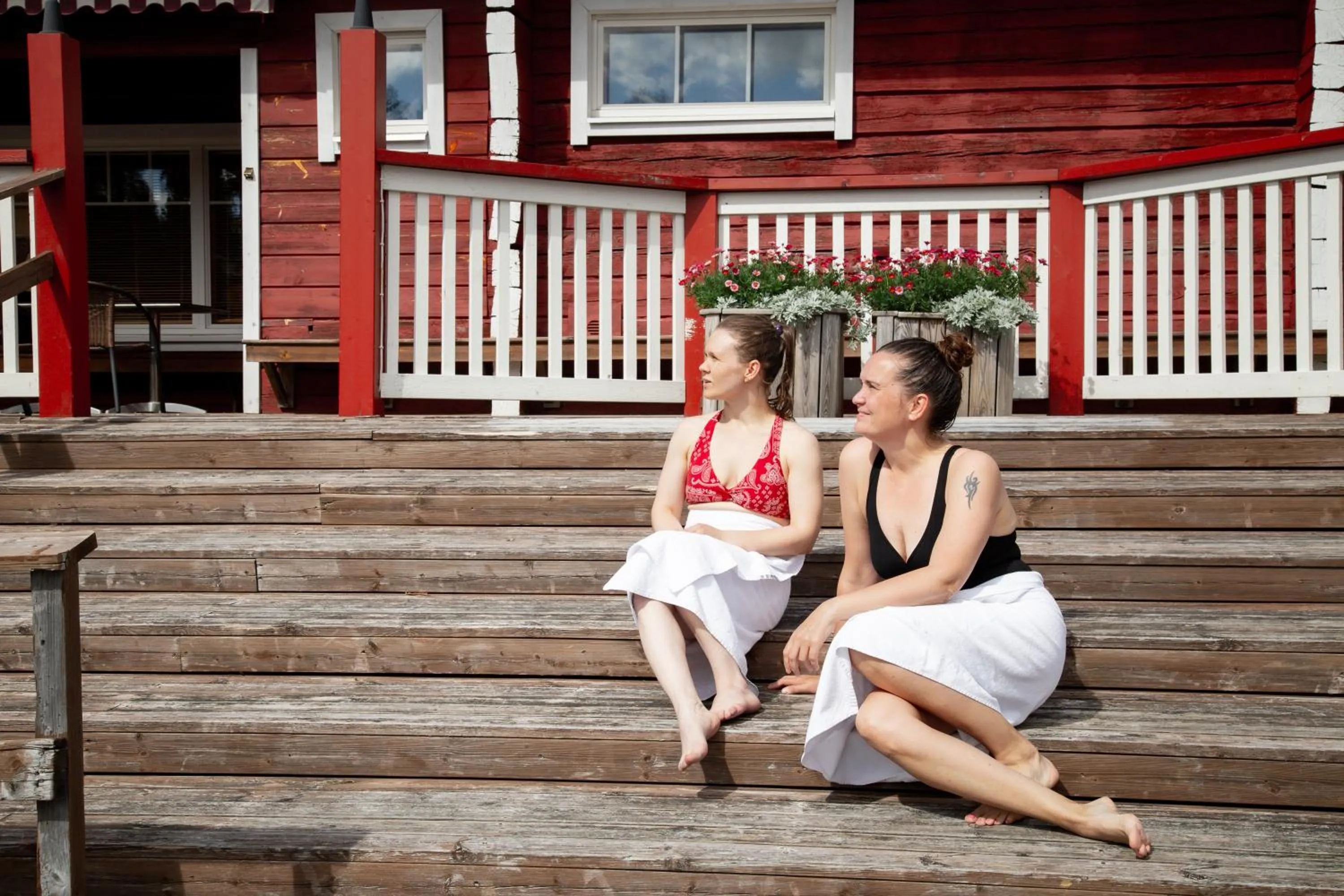 Sauna in Keurusselkä Resort