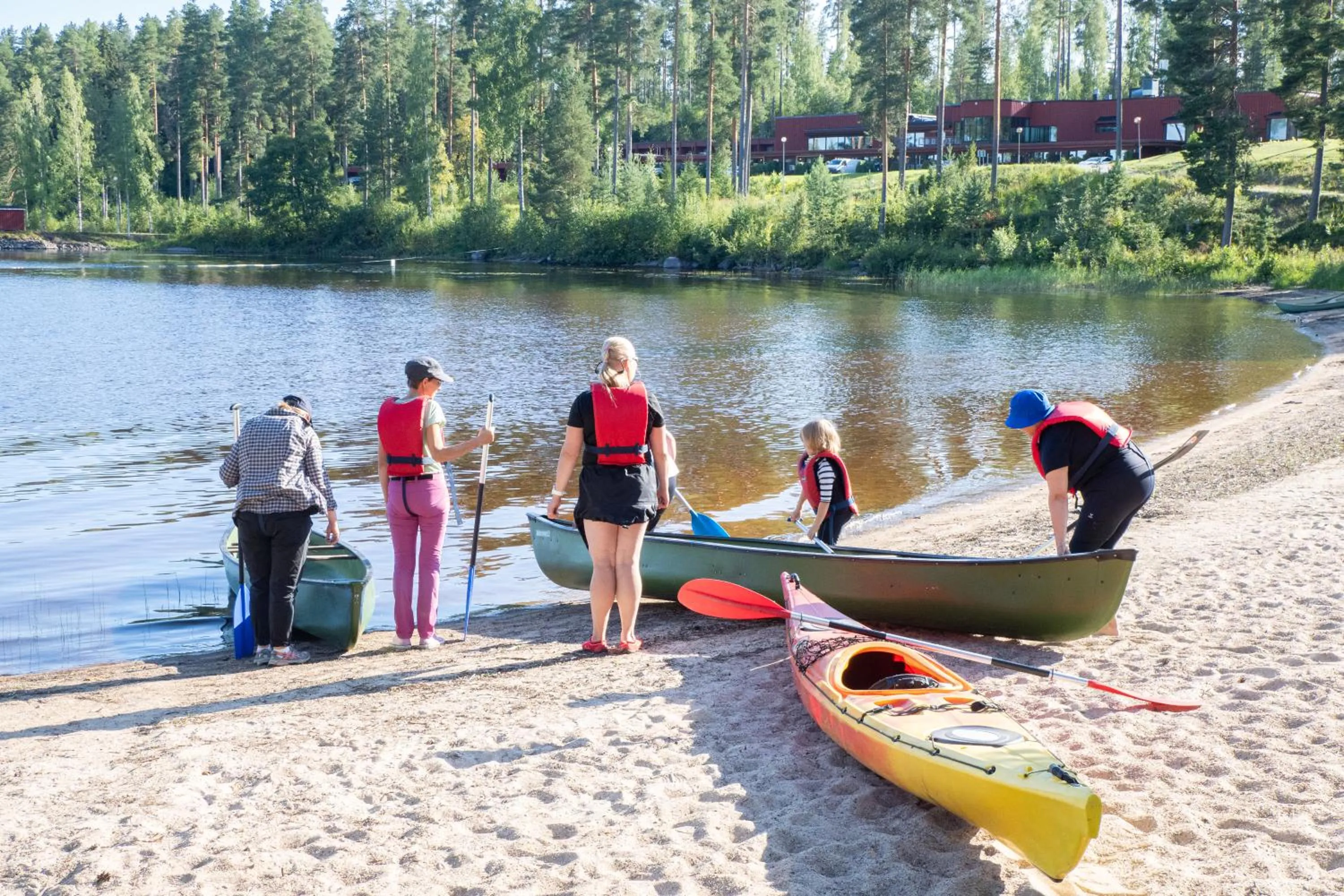 Canoeing in Keurusselkä Resort