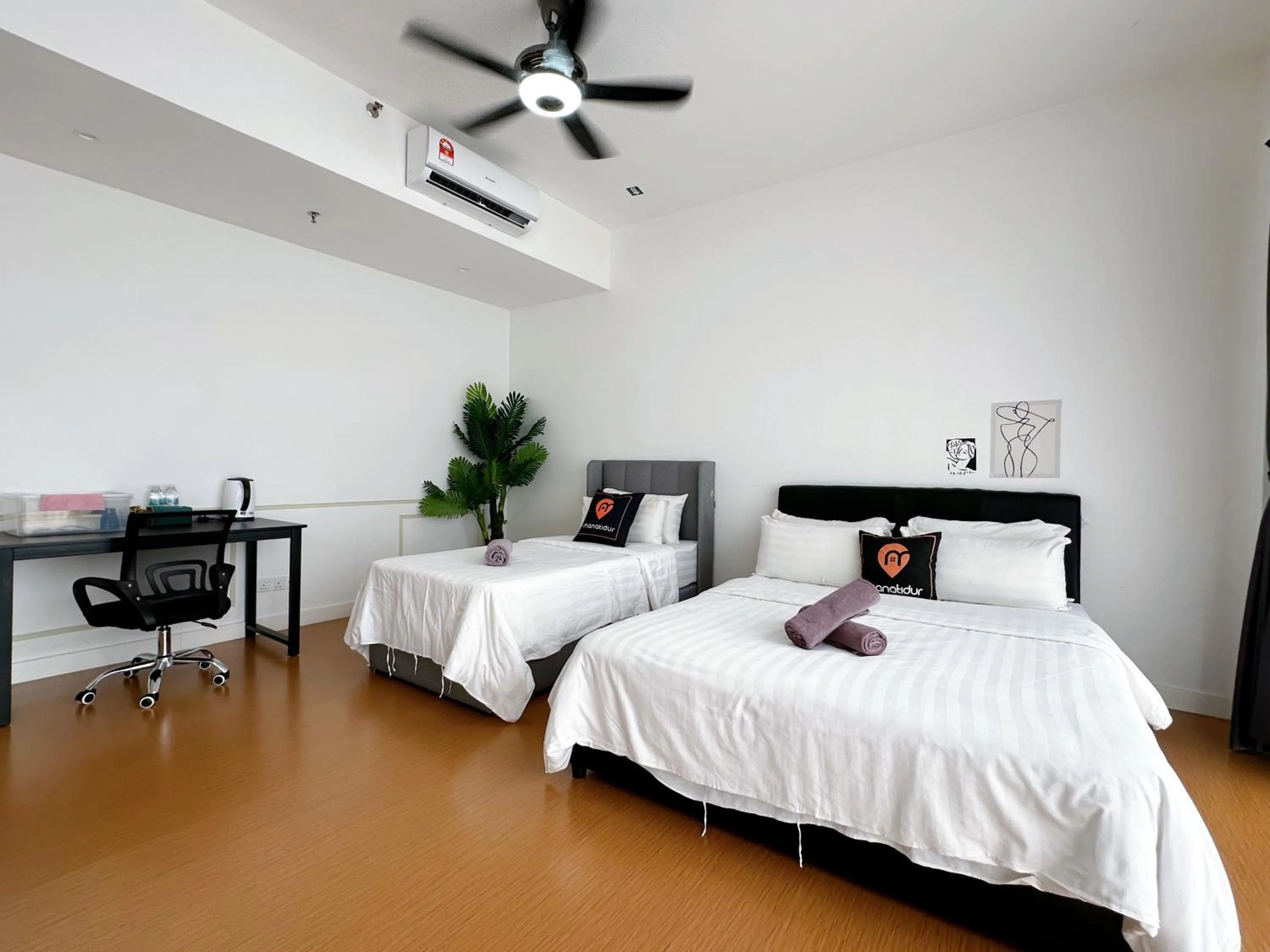 Bed in Manatidur@THE HUB SS2