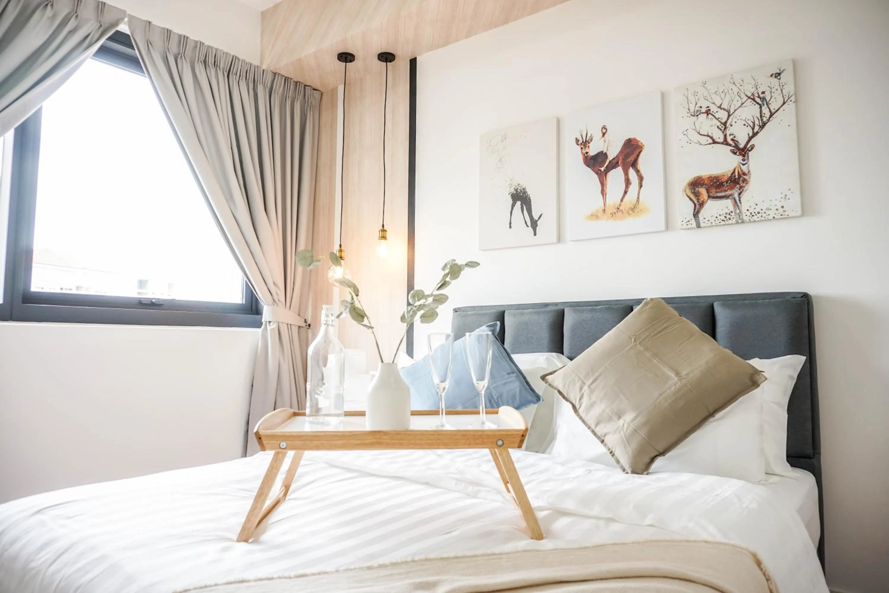 Bedroom, Bed in Manatidur@THE HUB SS2