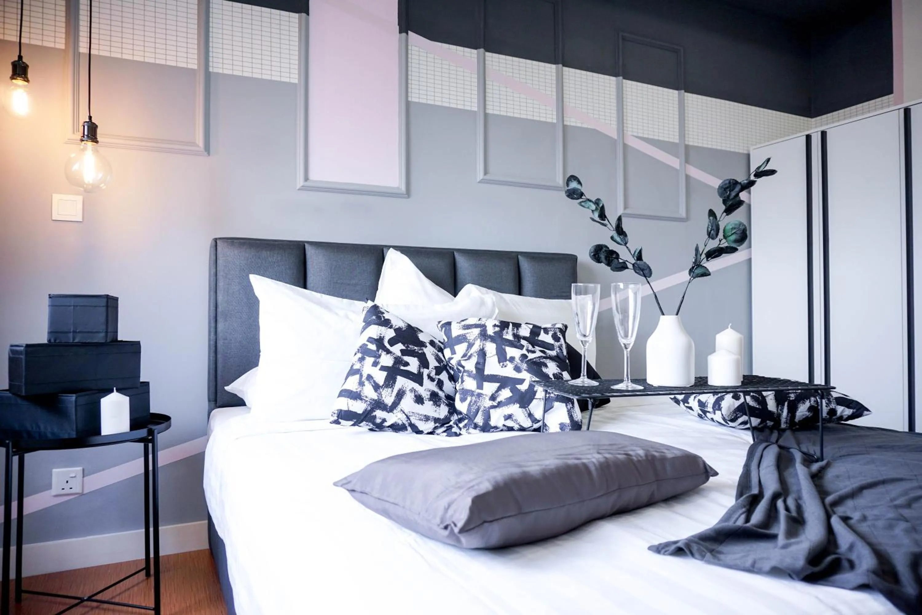 Bedroom, Bed in Manatidur@THE HUB SS2