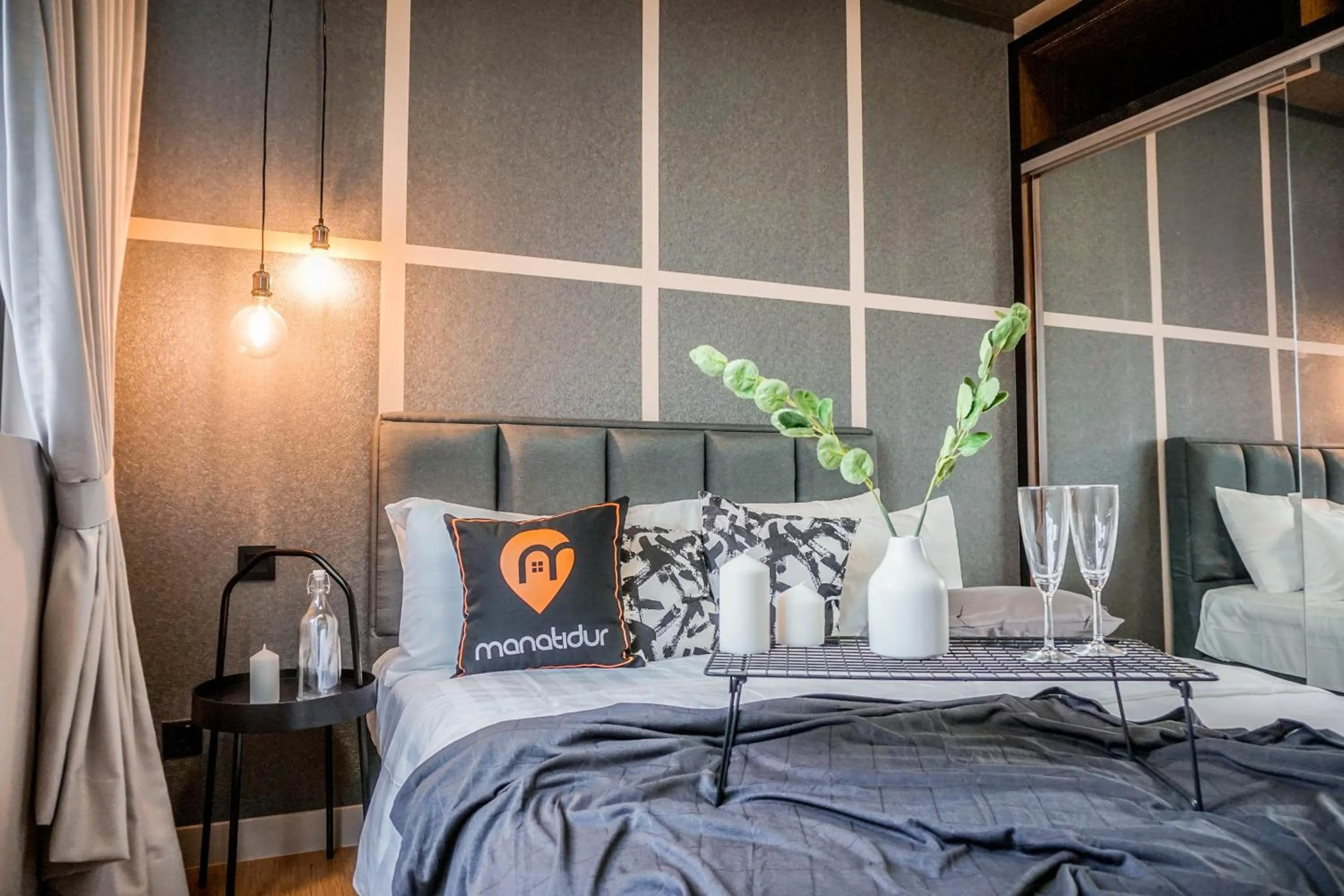 Bedroom, Bed in Manatidur@THE HUB SS2
