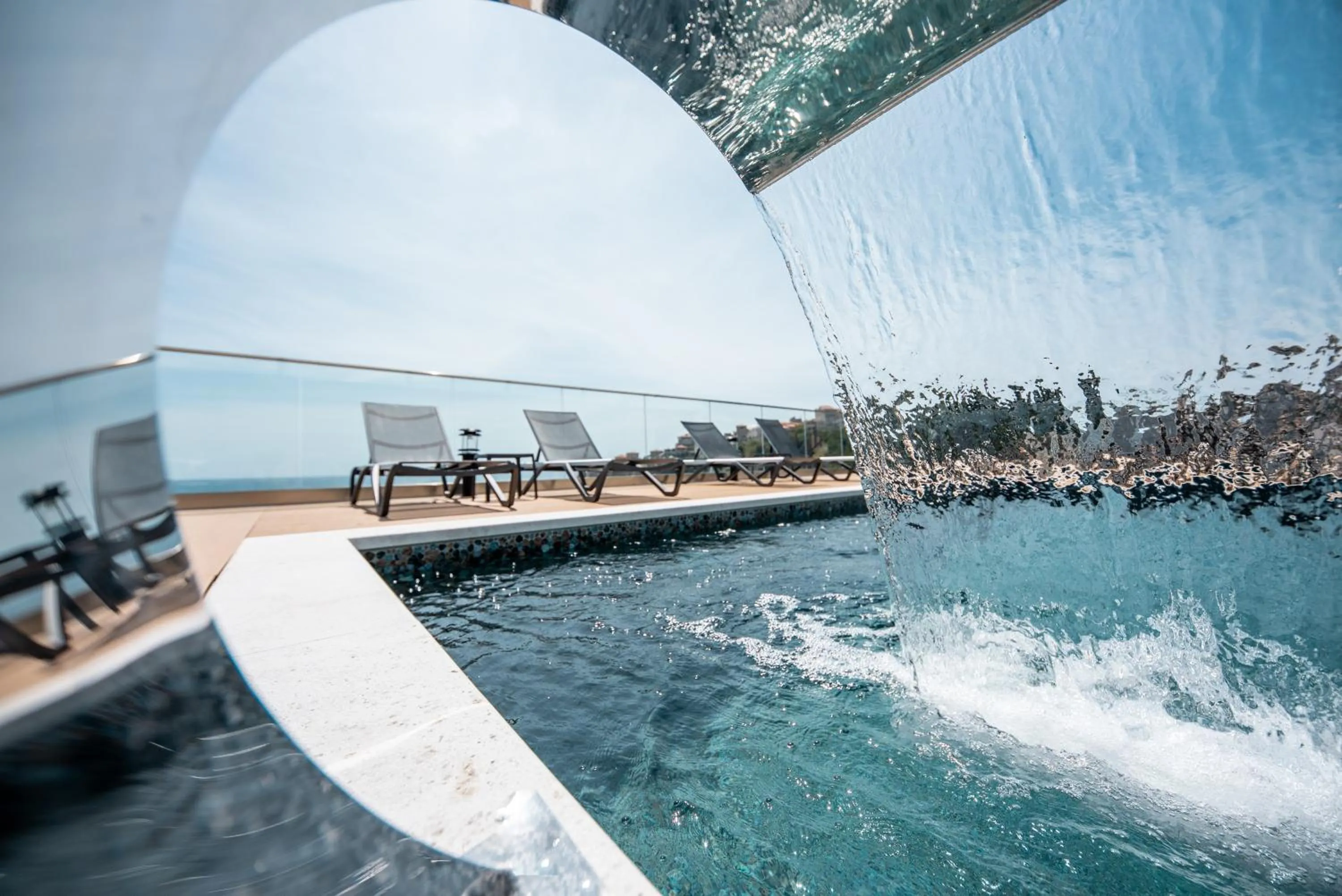 Swimming pool in Plaza Hotel&SPA