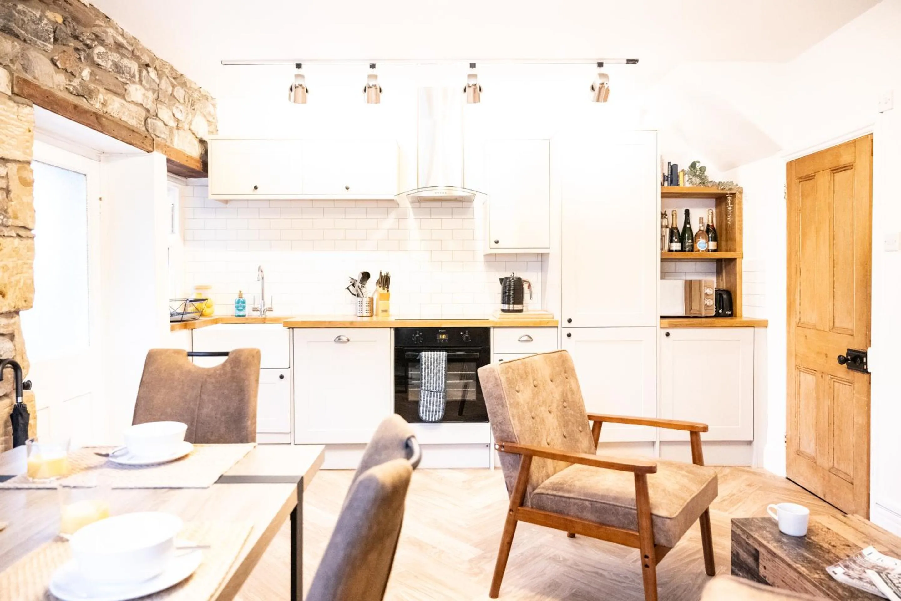 Kitchen or kitchenette in Northern Hideaways St Cuthberts