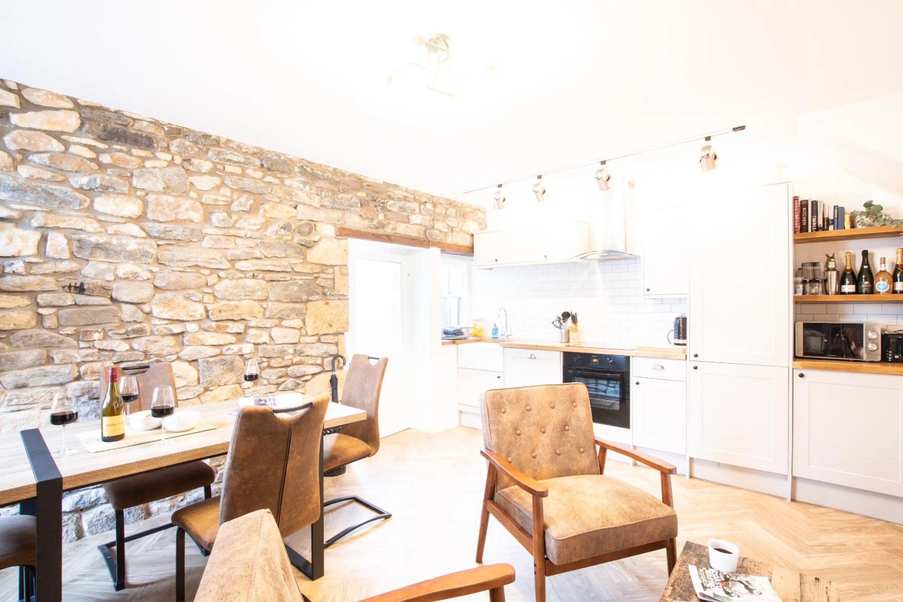 Kitchen or kitchenette in Northern Hideaways St Cuthberts