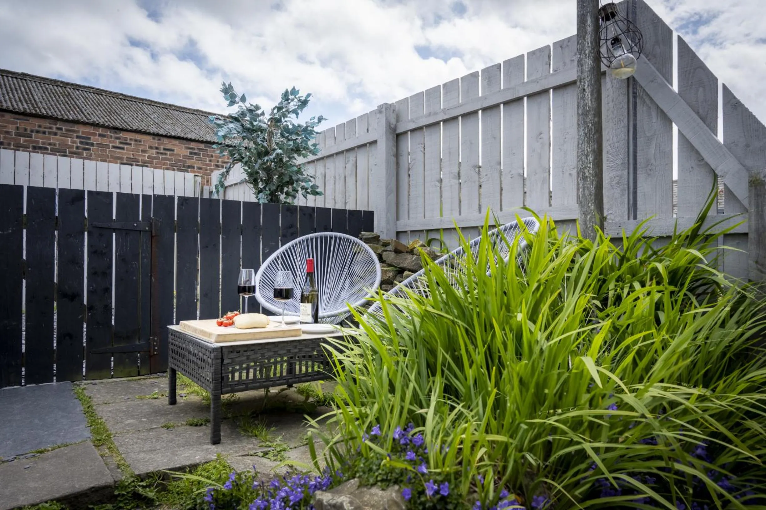 Patio in Northern Hideaways St Cuthberts, Seahouses