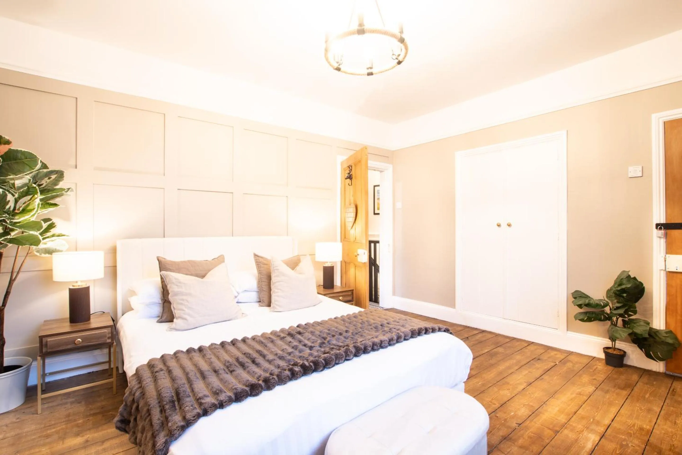 Bedroom, Bed in Northern Hideaways St Cuthberts