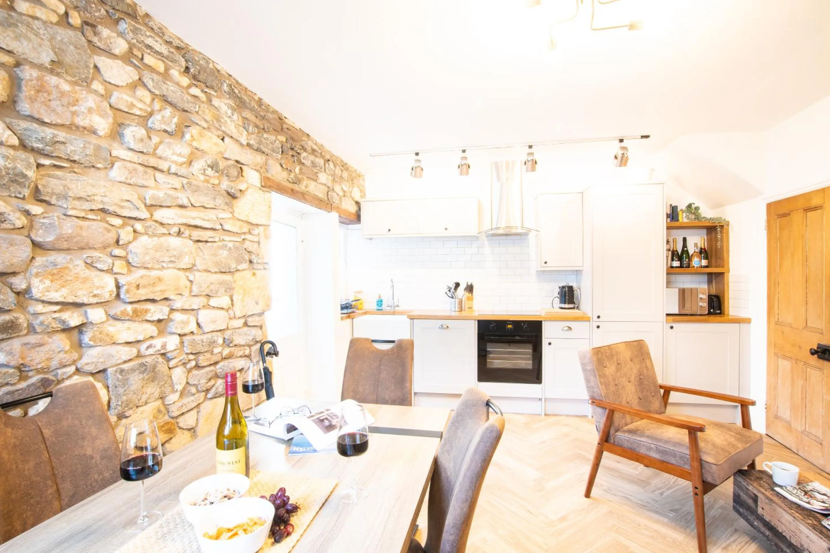 Kitchen or kitchenette in Northern Hideaways St Cuthberts