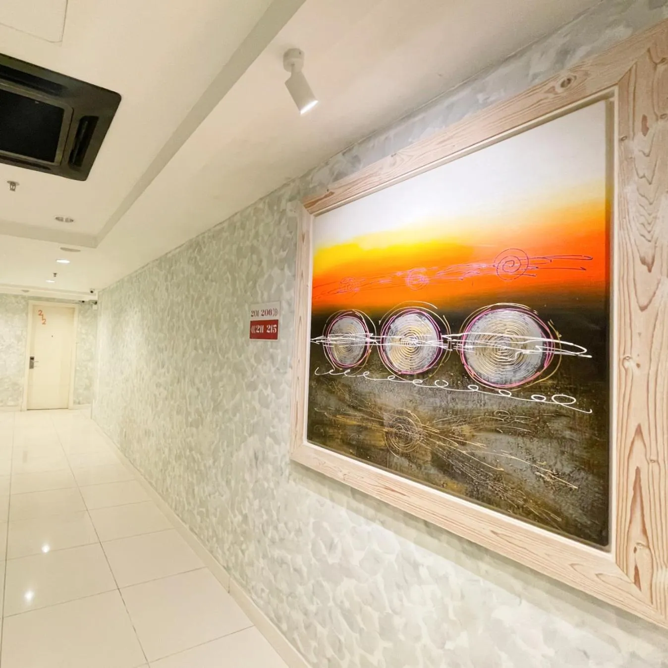 Decorative detail in ESQ Shamelin Hotel