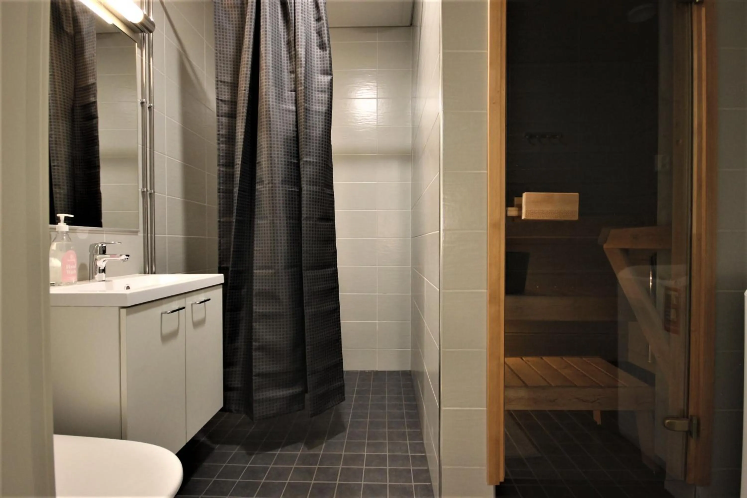 Bathroom in Forenom Aparthotel Kuopio