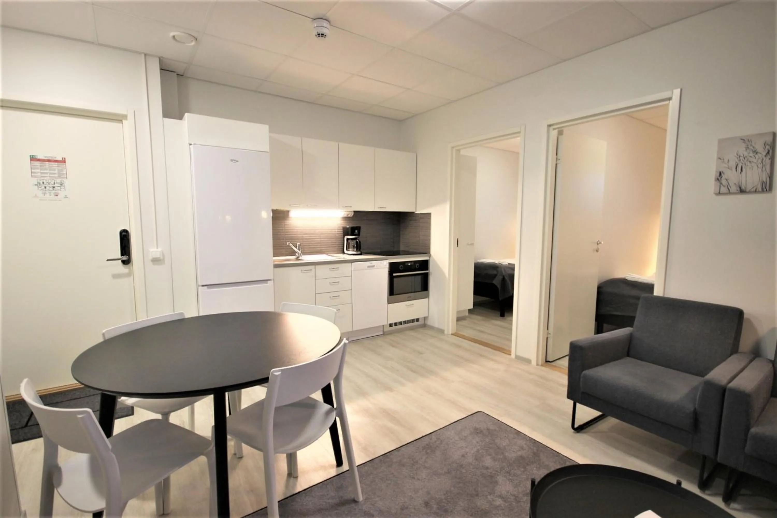 Kitchen or kitchenette in Forenom Aparthotel Kuopio