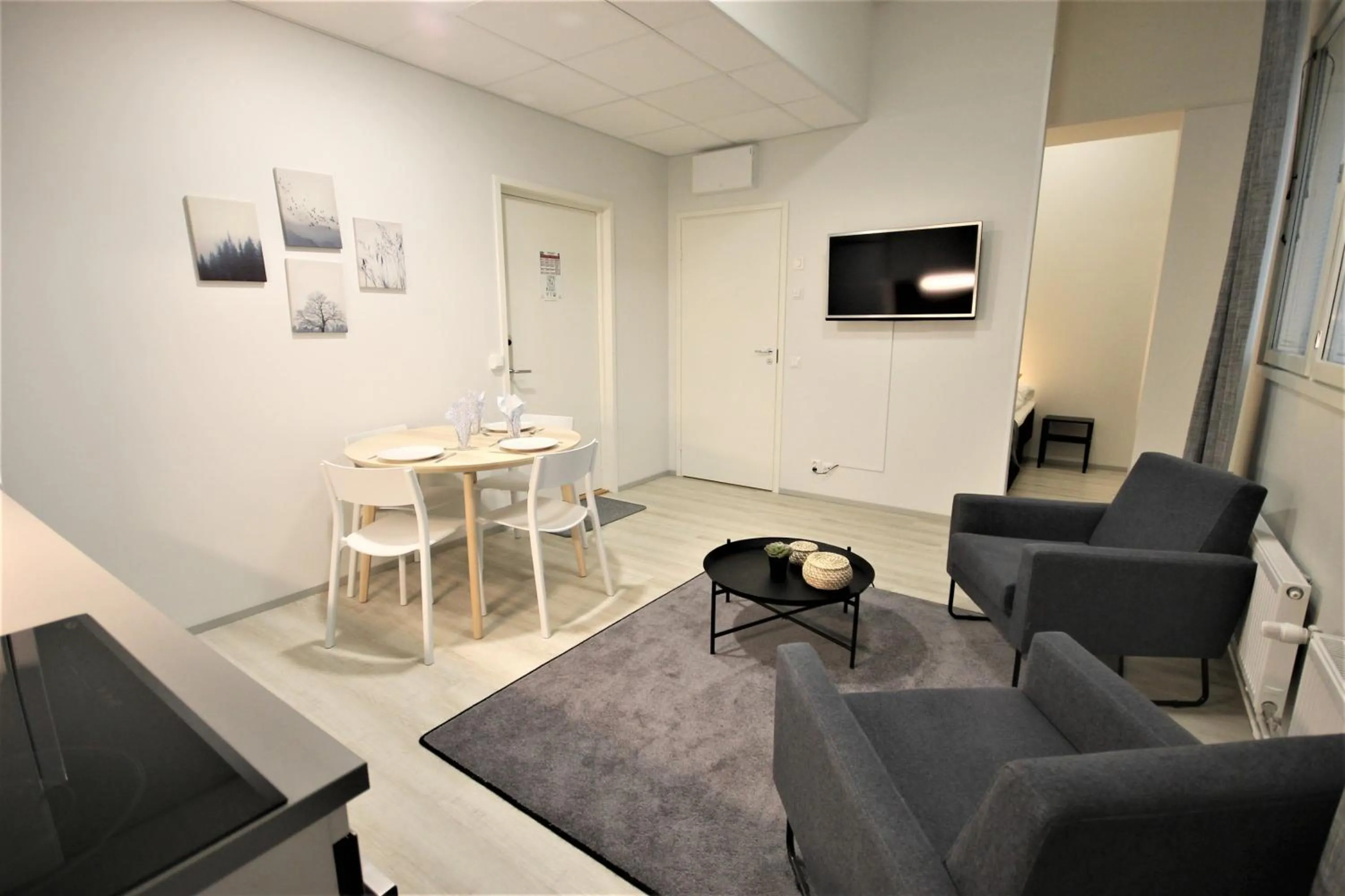 Living room in Forenom Aparthotel Kuopio