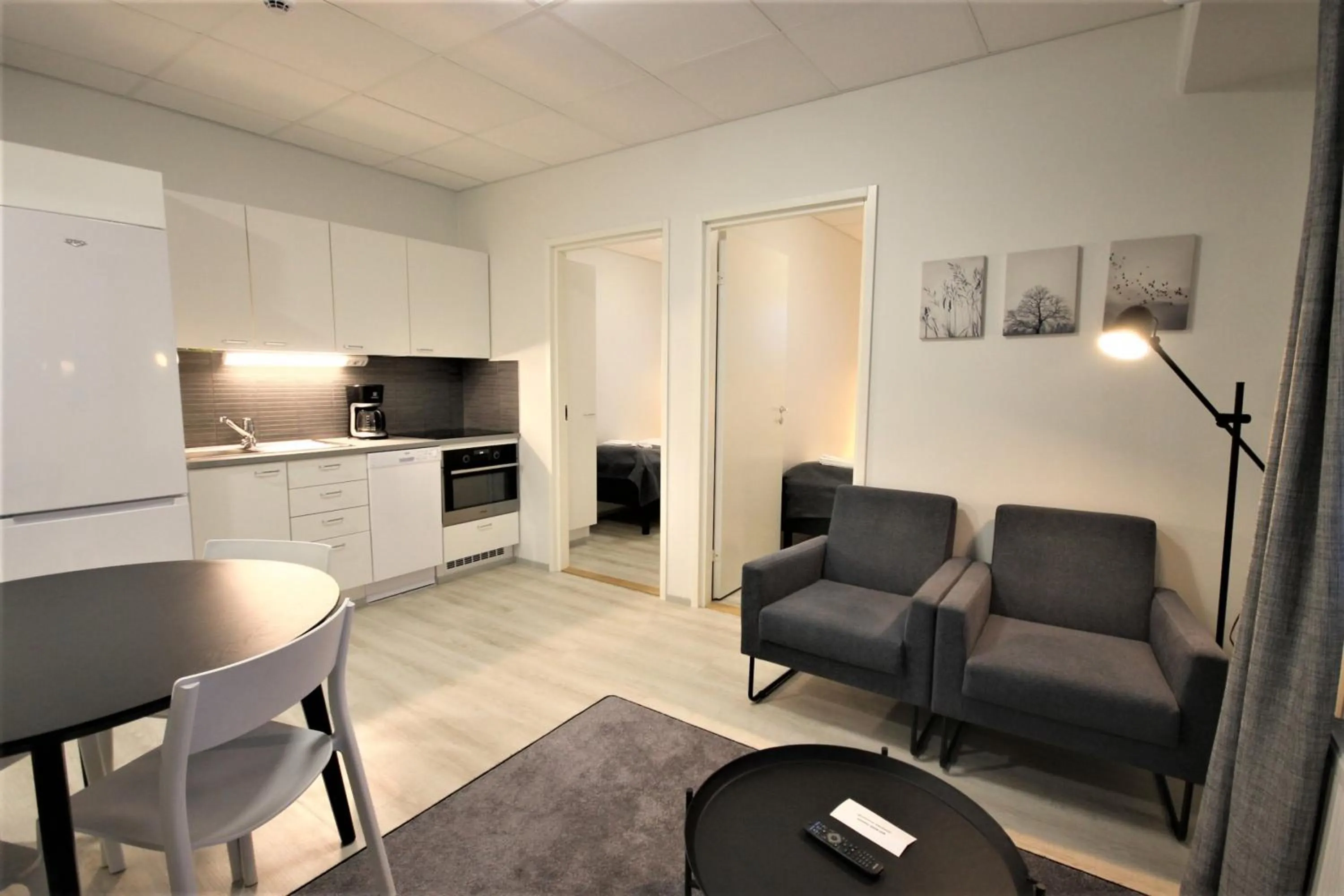 Kitchen or kitchenette in Forenom Aparthotel Kuopio